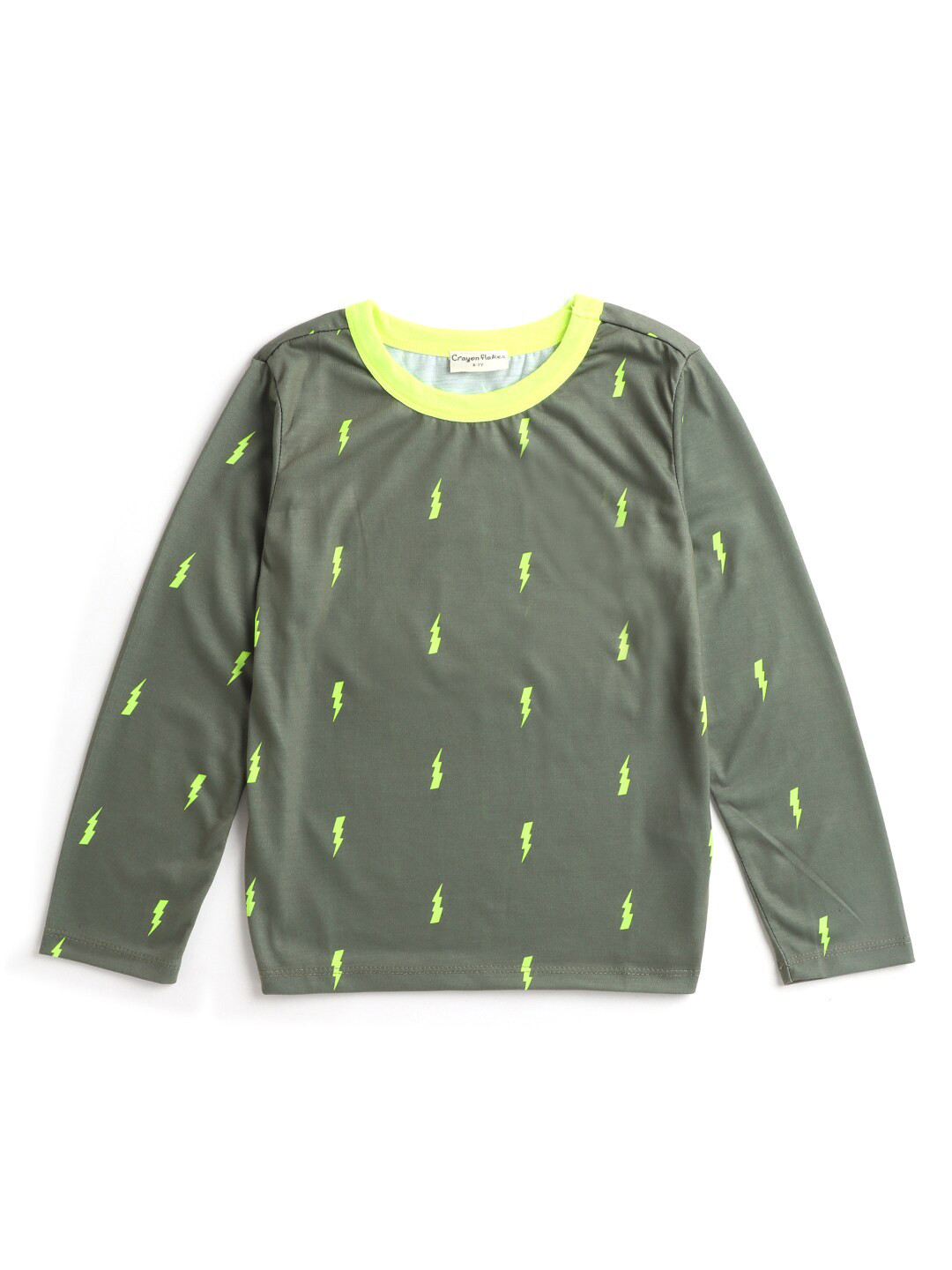 

Hopscotch Boys Grey & Yellow Printed T-shirt