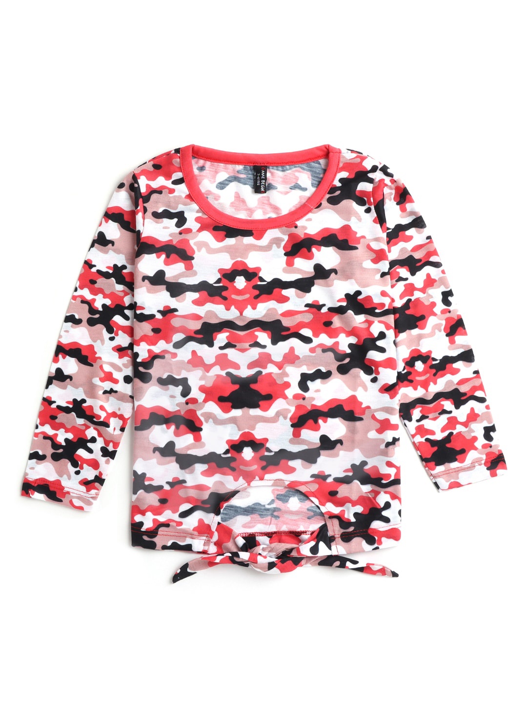 

Hopscotch Multicoloured Print Pure Cotton Top, Multi