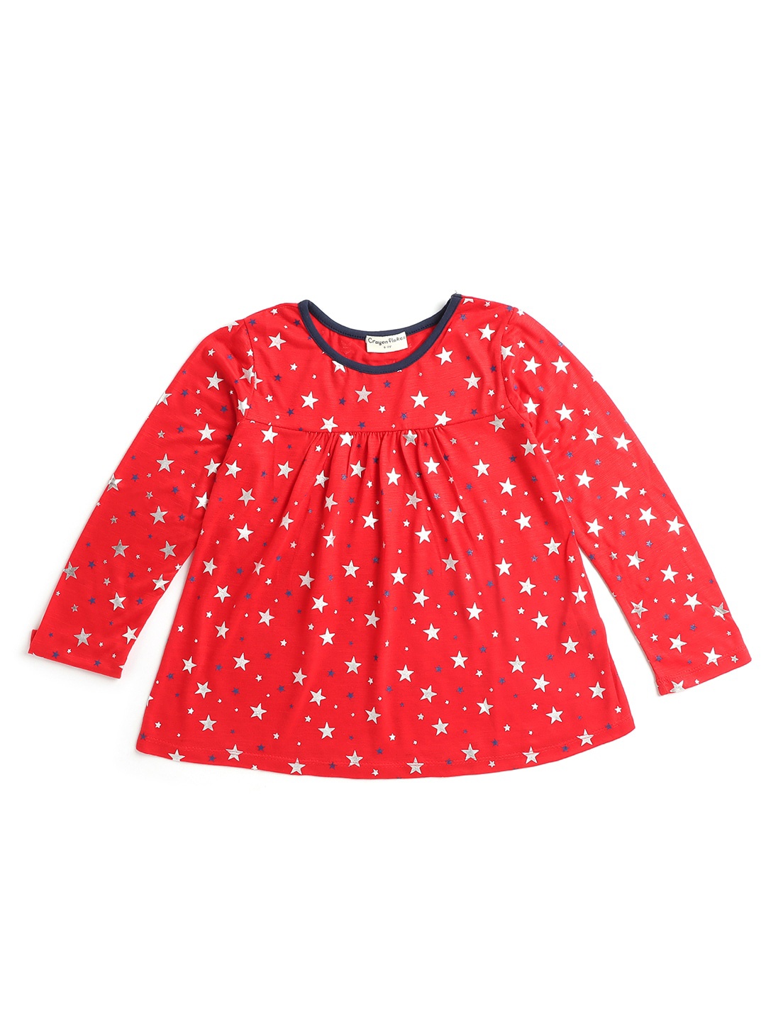 

Hopscotch Girls Red Printed T-shirt