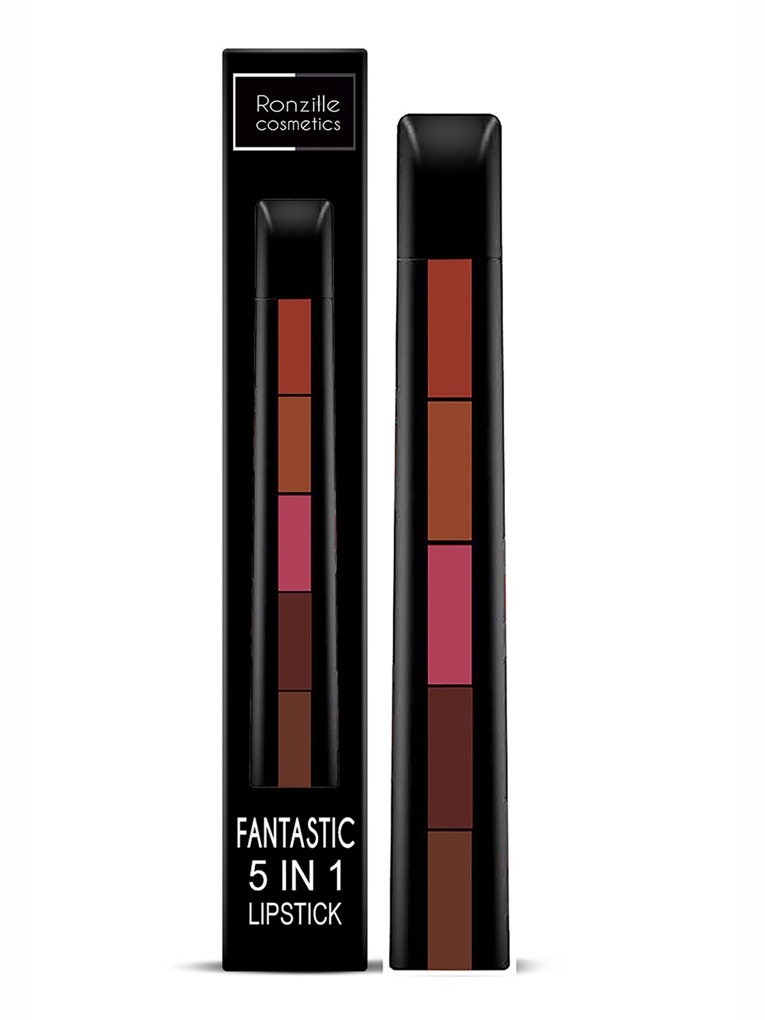 

Ronzille Fantastic 5in1 Lipstick Shade -A, Multi