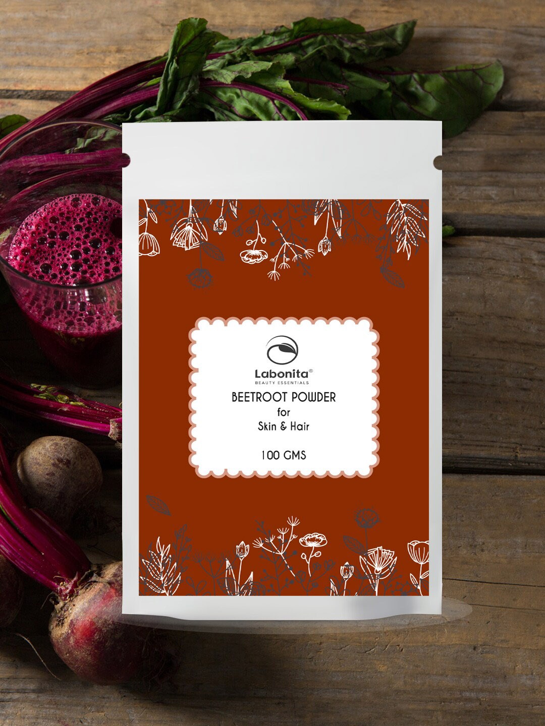 

Labonita Natural Beetroot Powder For Skin & Hair - 100 g, Pink