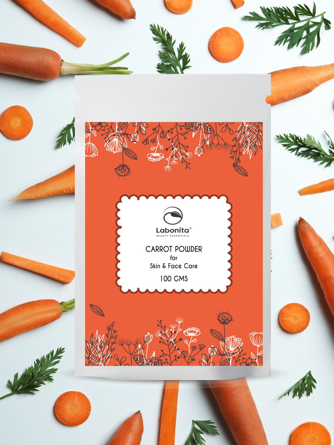 

Labonita Natural Carrot Powder 100g, Orange