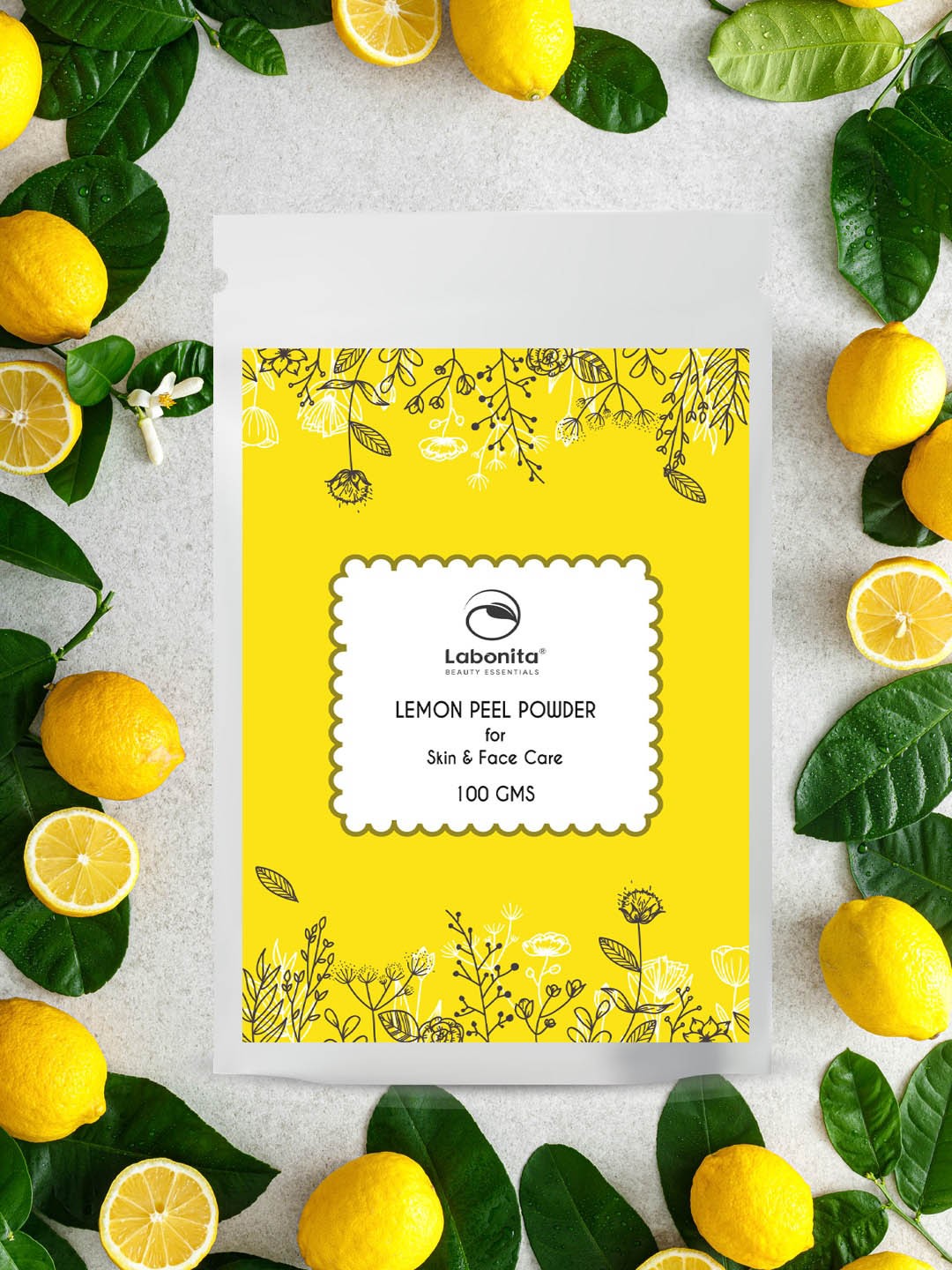 

Labonita Yellow Natural Lemon Peel Powder - 100 GMS