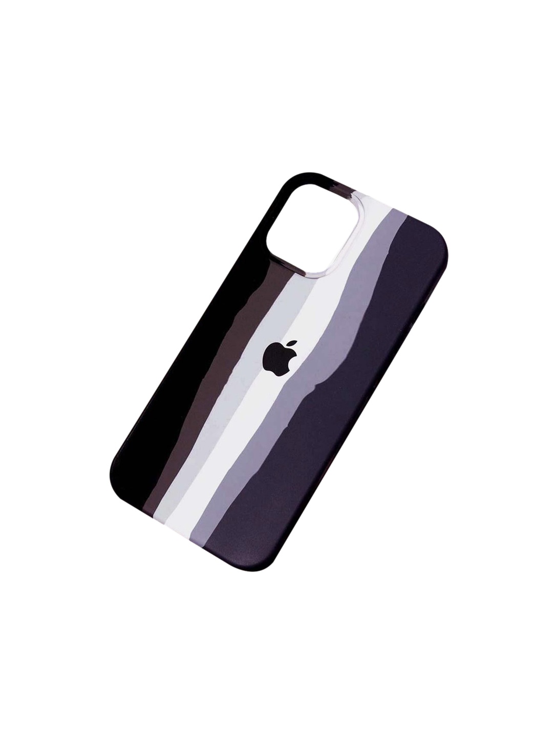 

TREEMODA Black & White Printed Silicone iPhone 13 Mini Back Case