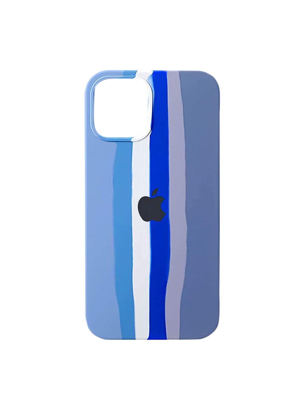 

TREEMODA Blue & White Printed Silicone iPhone 11 Pro Max Back Case
