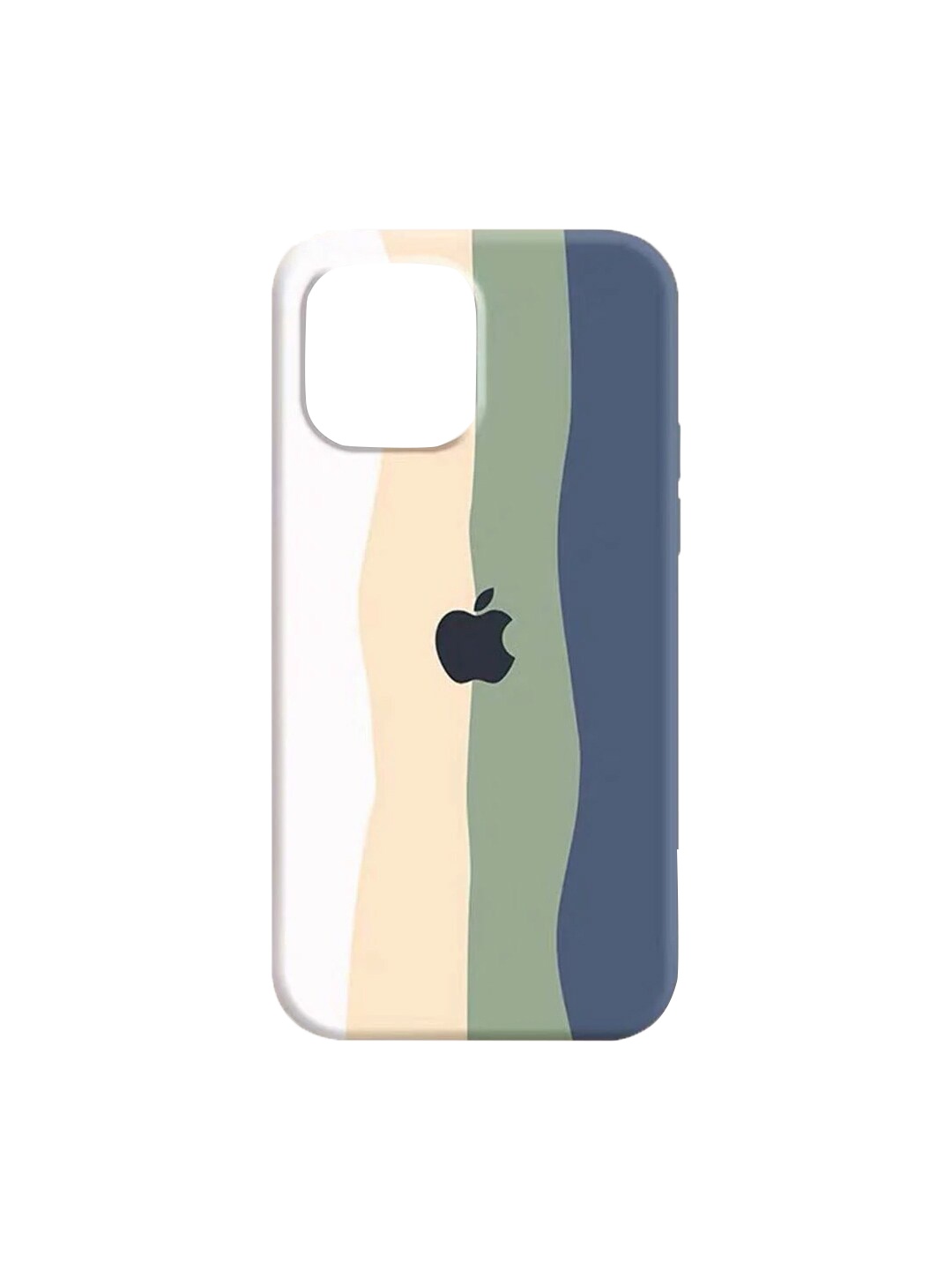 

TREEMODA Green & Beige Printed Silicone iPhone 12 Back Case