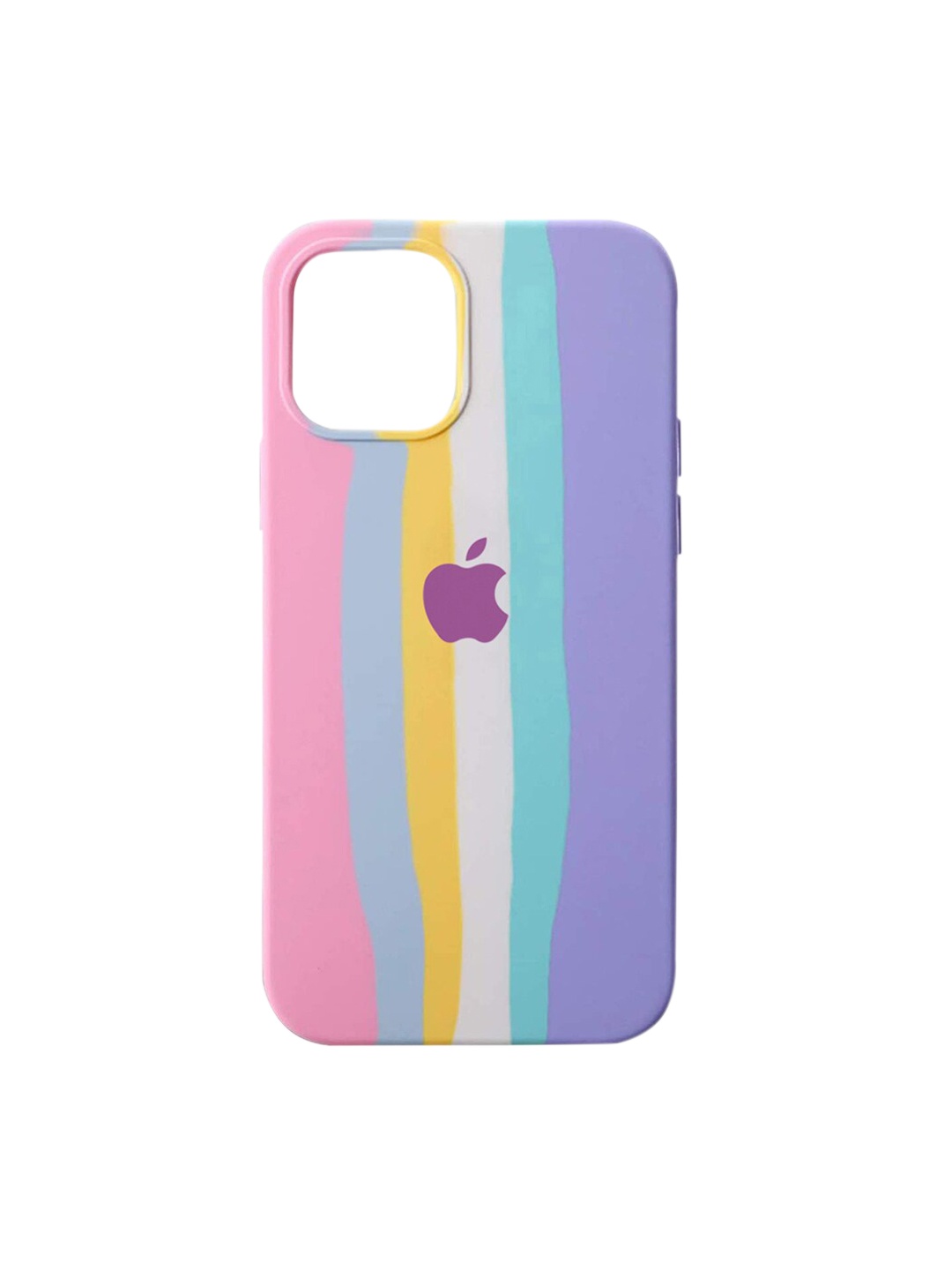 

TREEMODA Pink & Purple Rainbow iPhone 13 Pro Max Back Case