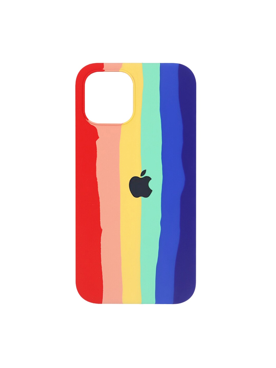 

TREEMODA Multicolor Rainbow iPhone 12 Pro Back Case, Multi