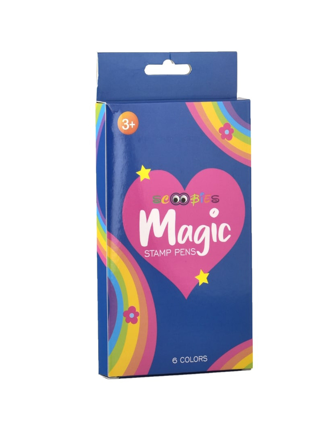 

SCOOBIES Kids Purple & Yellow Magic Coloring Stamp Pens