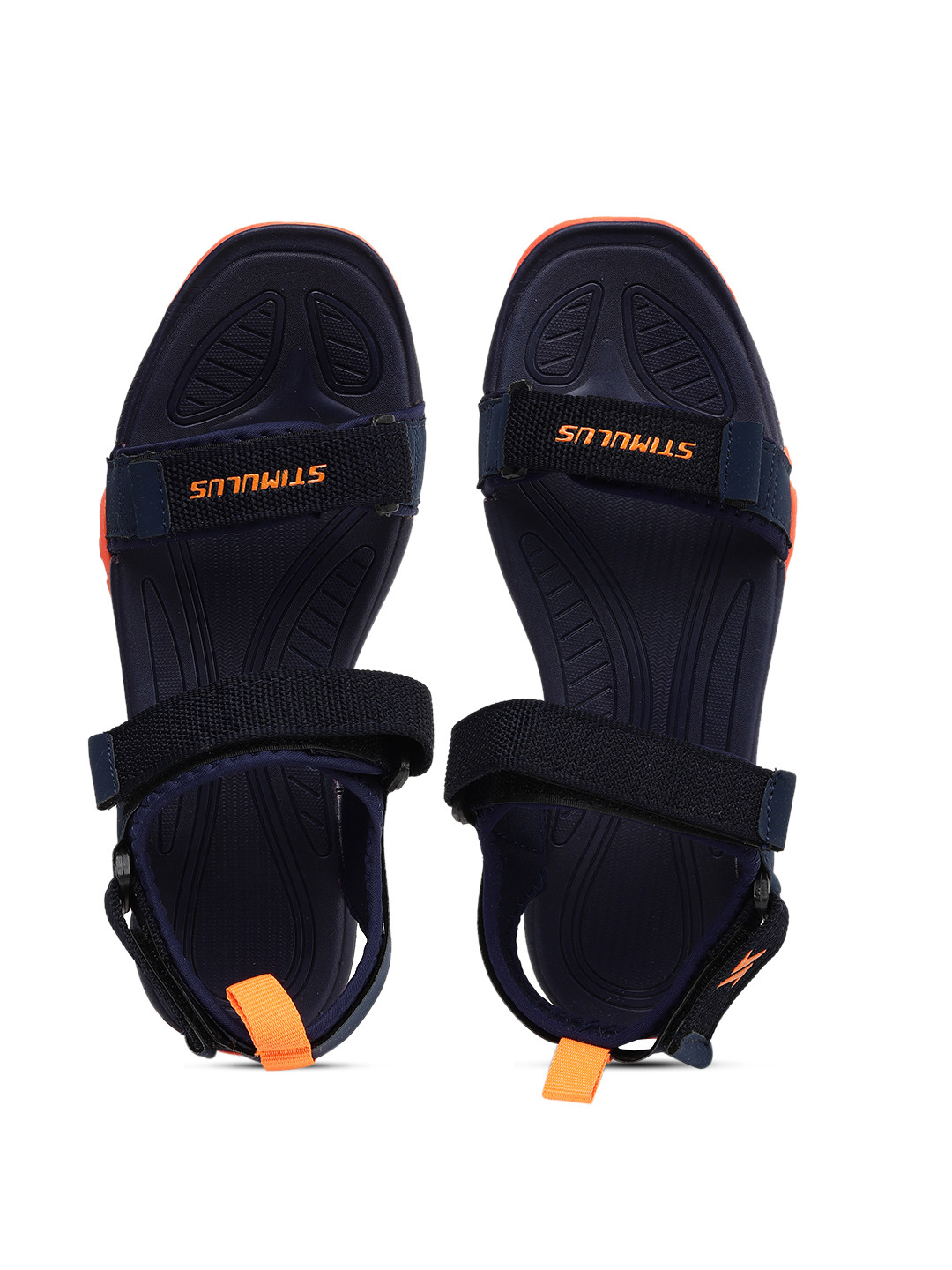 

Paragon Men Blue & Orange Sports Sandals