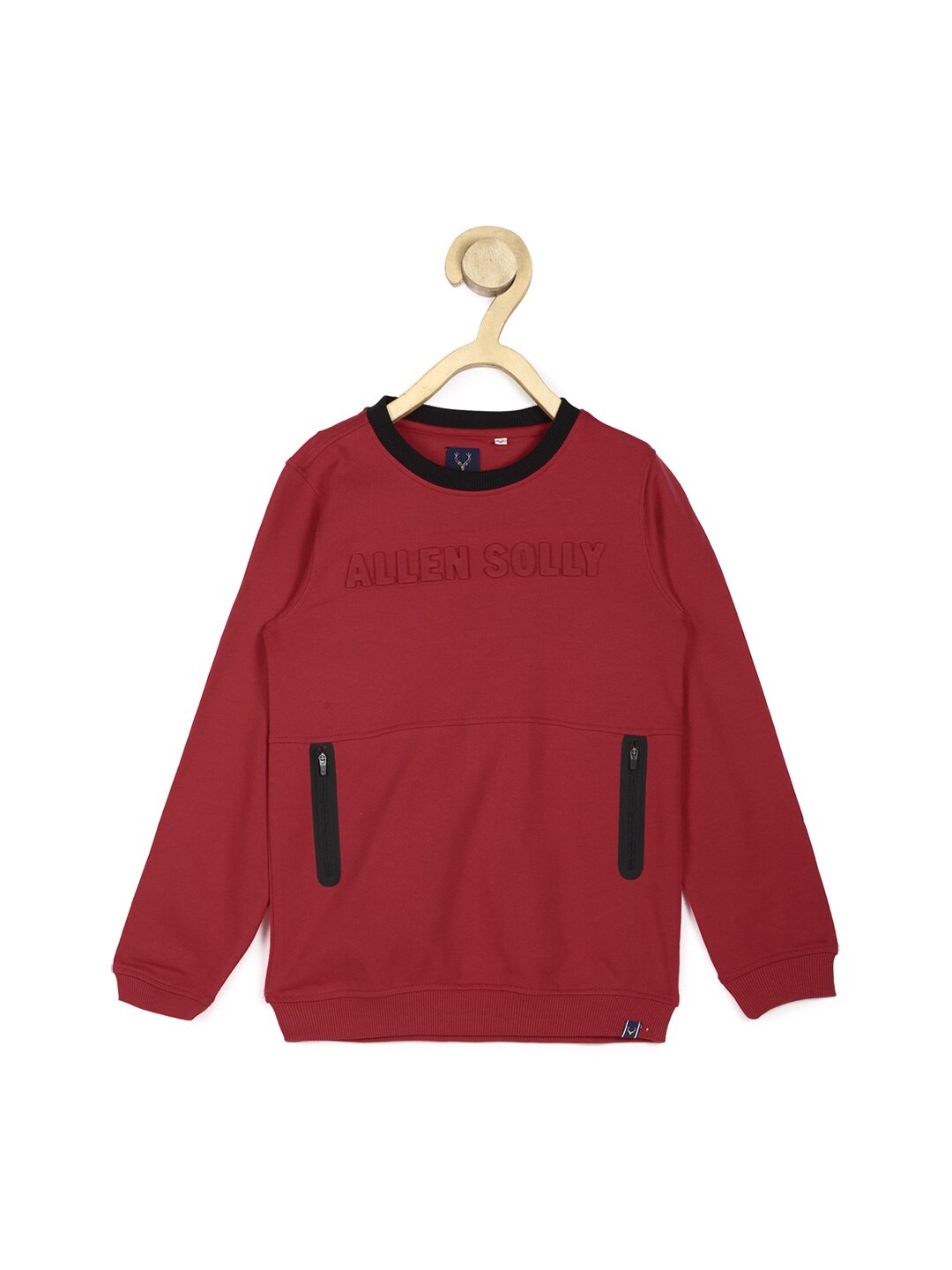 

Allen Solly Junior Boys Maroon Sweatshirt