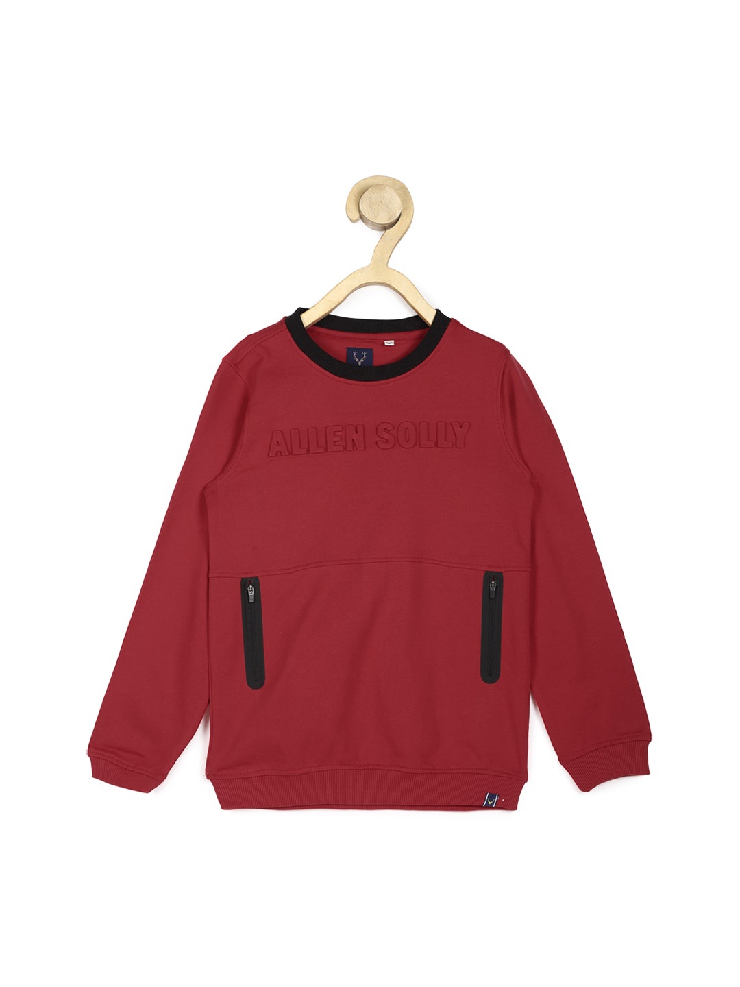 

Allen Solly Junior Boys Maroon Sweatshirt