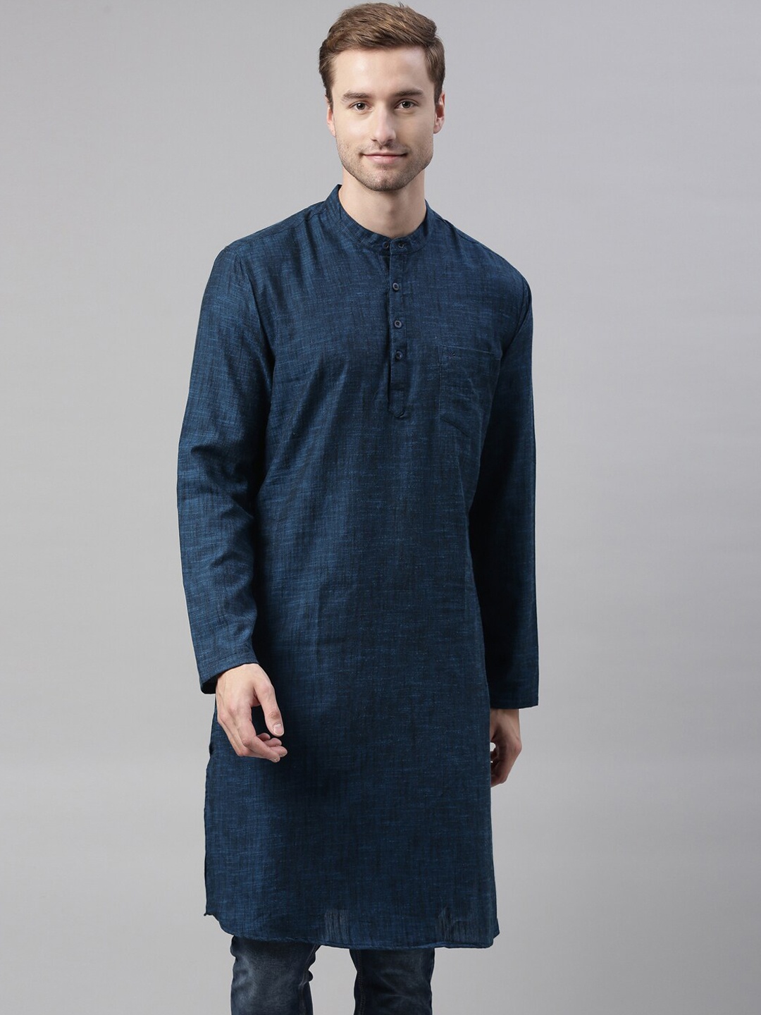

Chennis Men Blue Kurta
