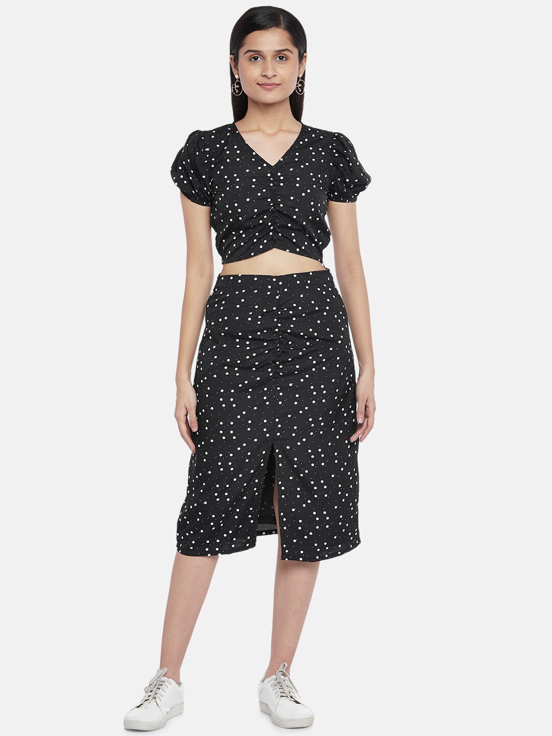 

People Multicoloured Floral A-Line Dress, Multi