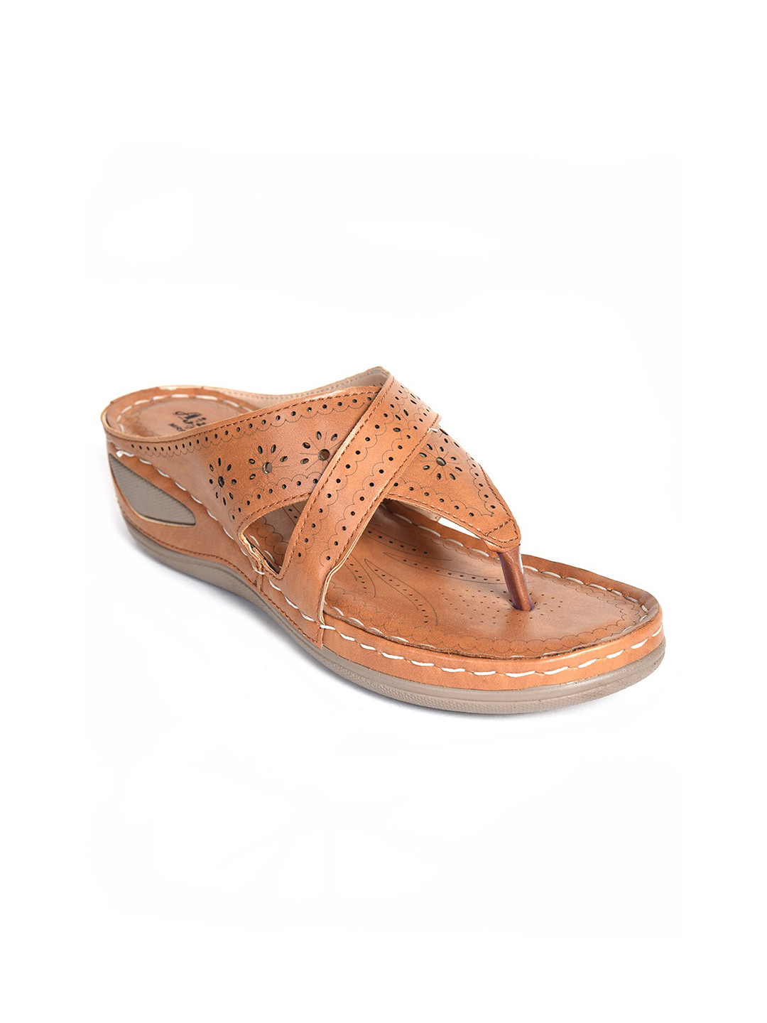 

Ajanta Tan Comfort Sandals