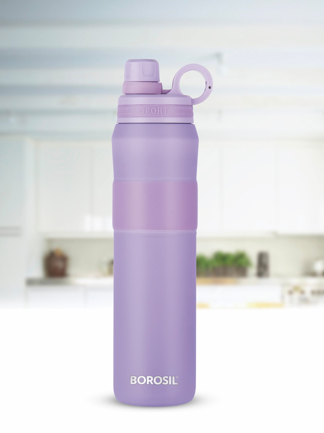 

BOROSIL Thirst Burst Lavender Double Wall Vacuum Insulated 12hrs. Hot & Cold Bottle 800ml, Purple