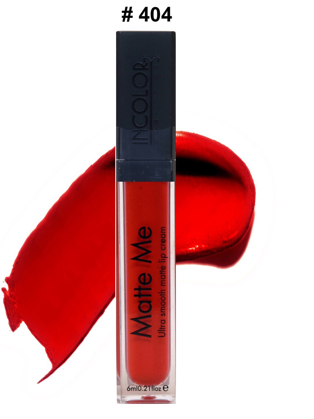 

INCOLOR Matte Me Ultra Smooth Matte Lip Cream - 404, Red