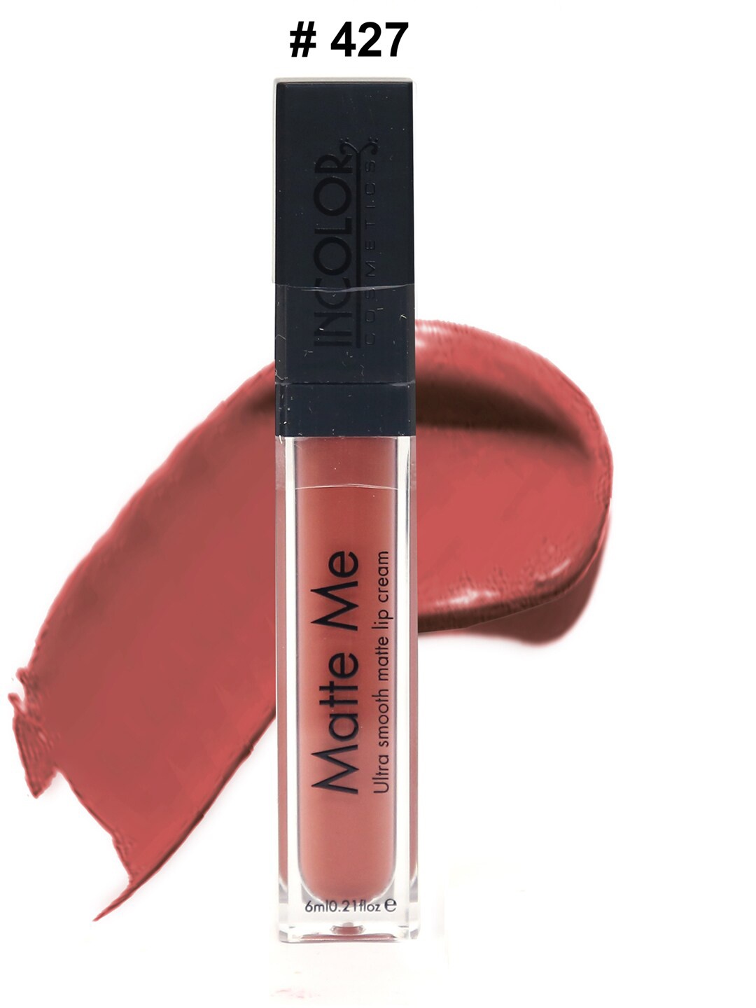 

INCOLOR Matte Me Ultra Smooth Matte Lip Gloss - 427, Brown