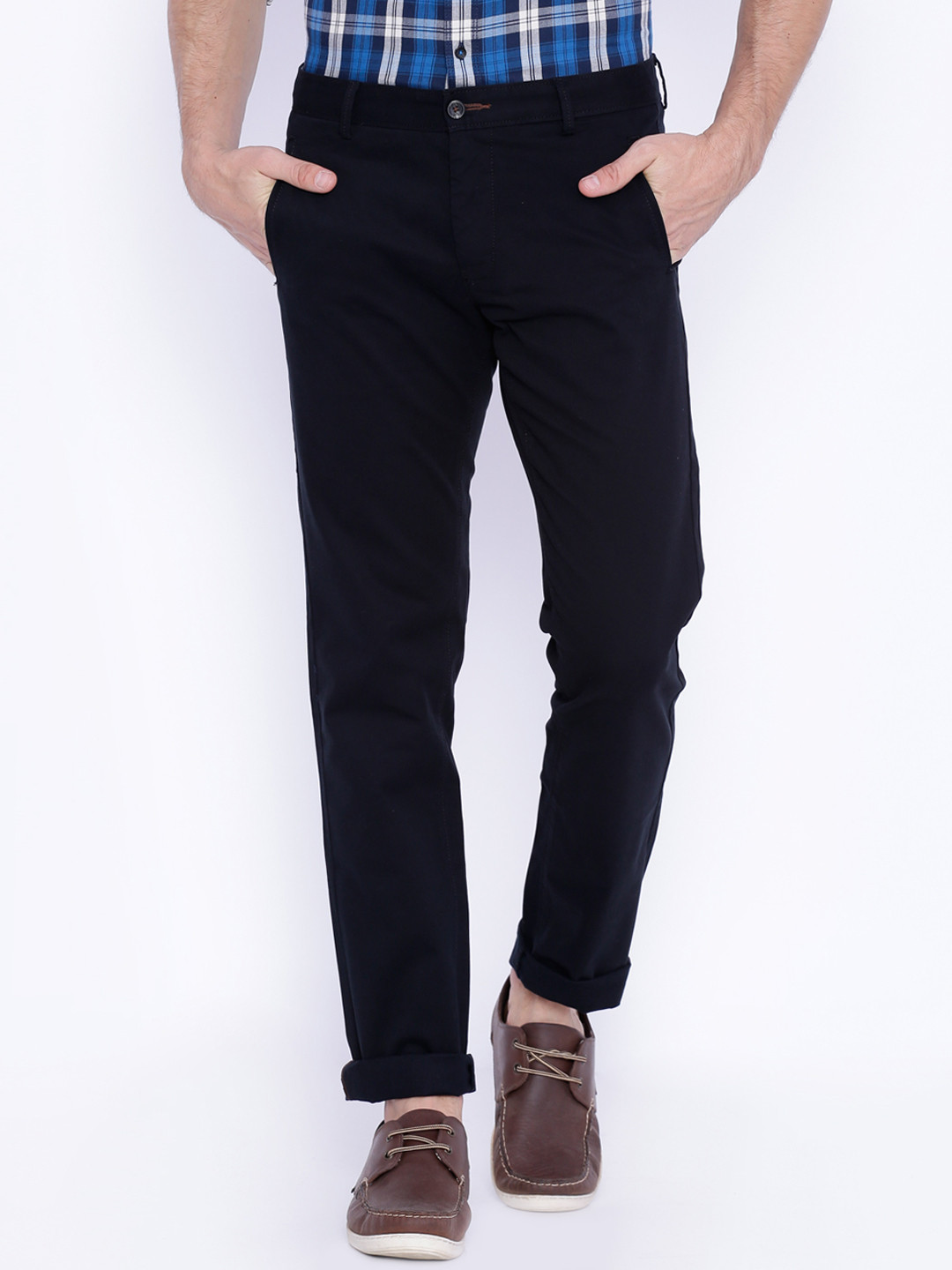 

Basics Men Black Tapered Fit Chinos