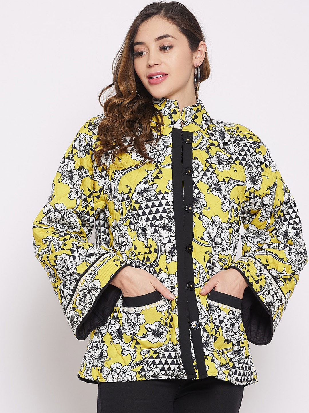 

The Kaftan Company Women Mustard Lightweight Longline Tailored Jacket