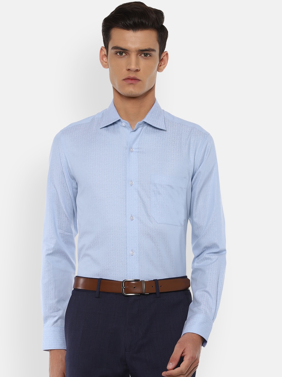 

Louis Philippe Gods & Kings Men Blue Formal Shirt