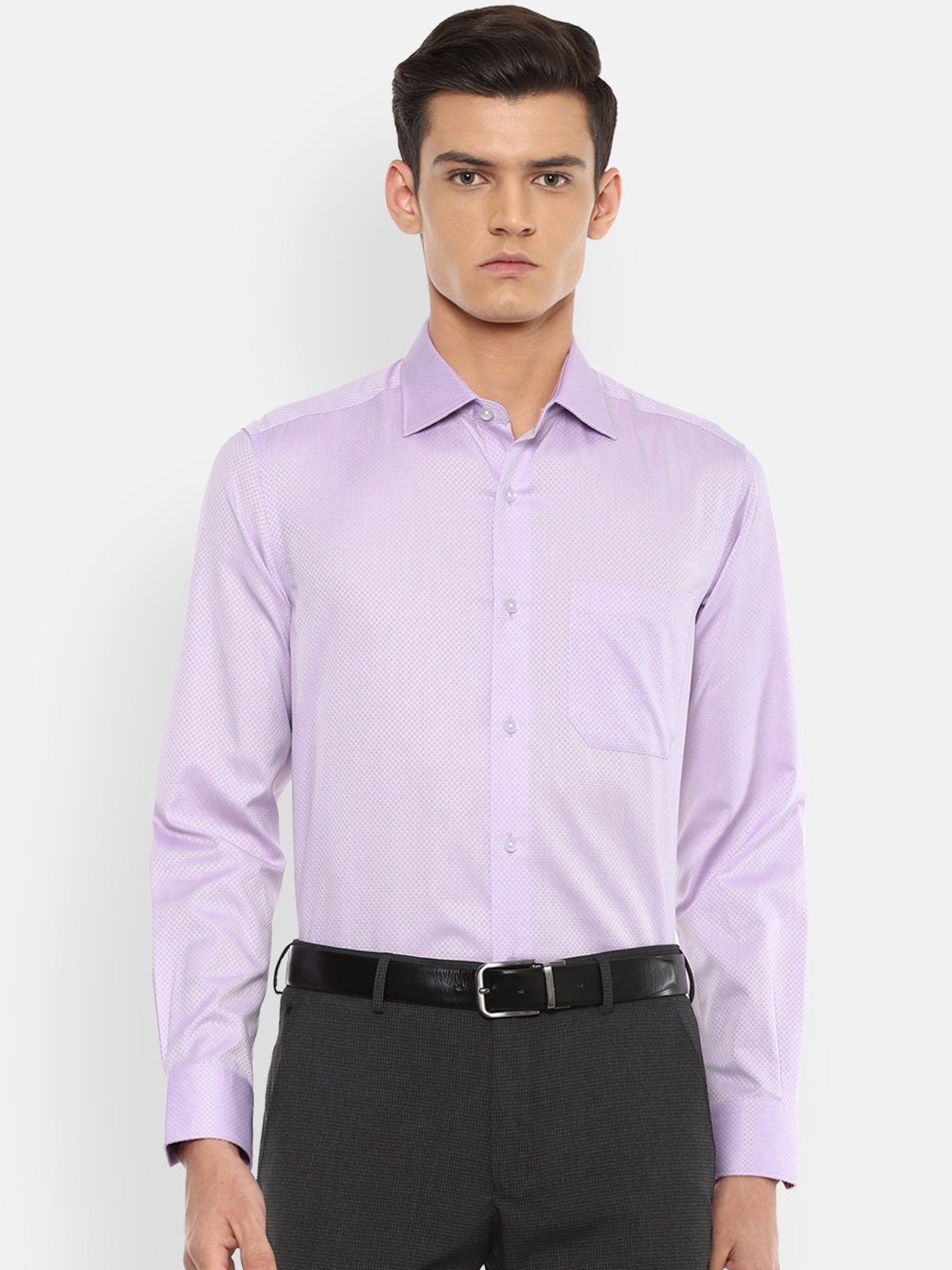 

Louis Philippe Gods & Kings Men Purple Formal Shirt