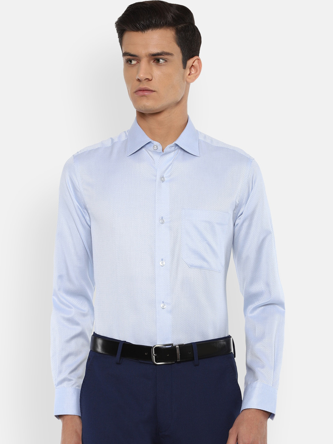 

Louis Philippe Gods & Kings Men Blue Formal Shirt
