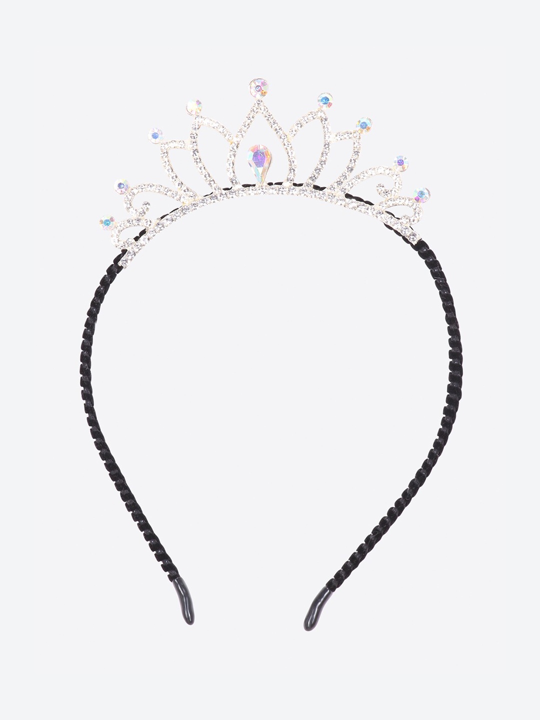 

CUTECUMBER Girls Black & White Embellished Hairband