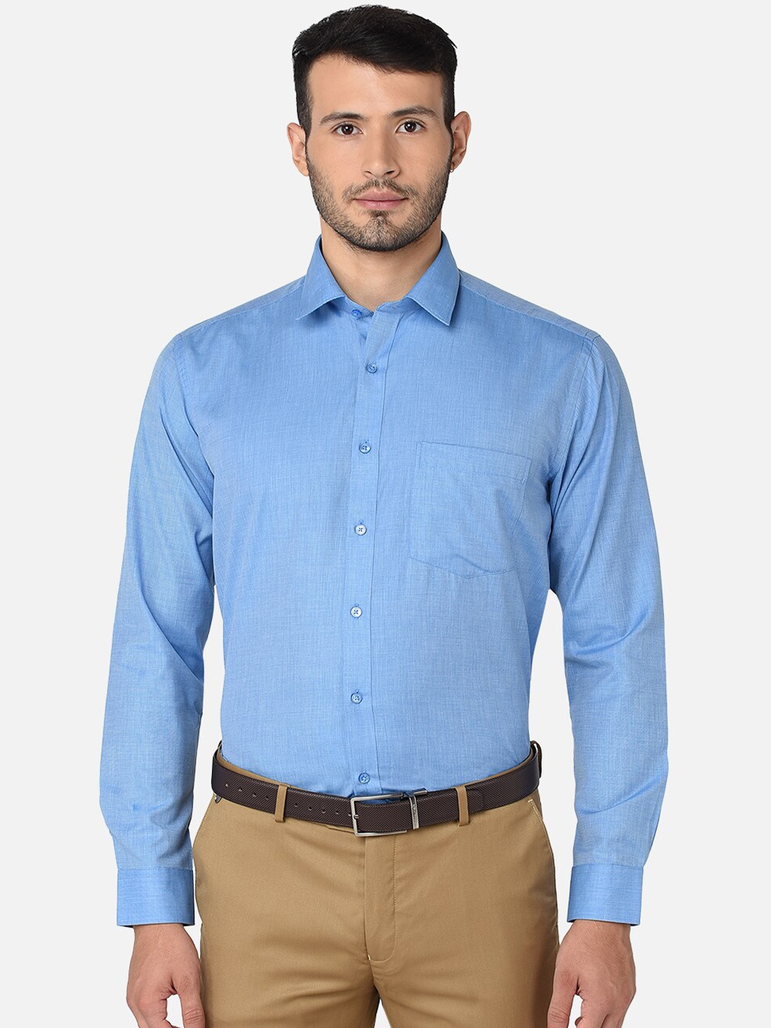 

Oxemberg Men Blue Classic Formal Shirt