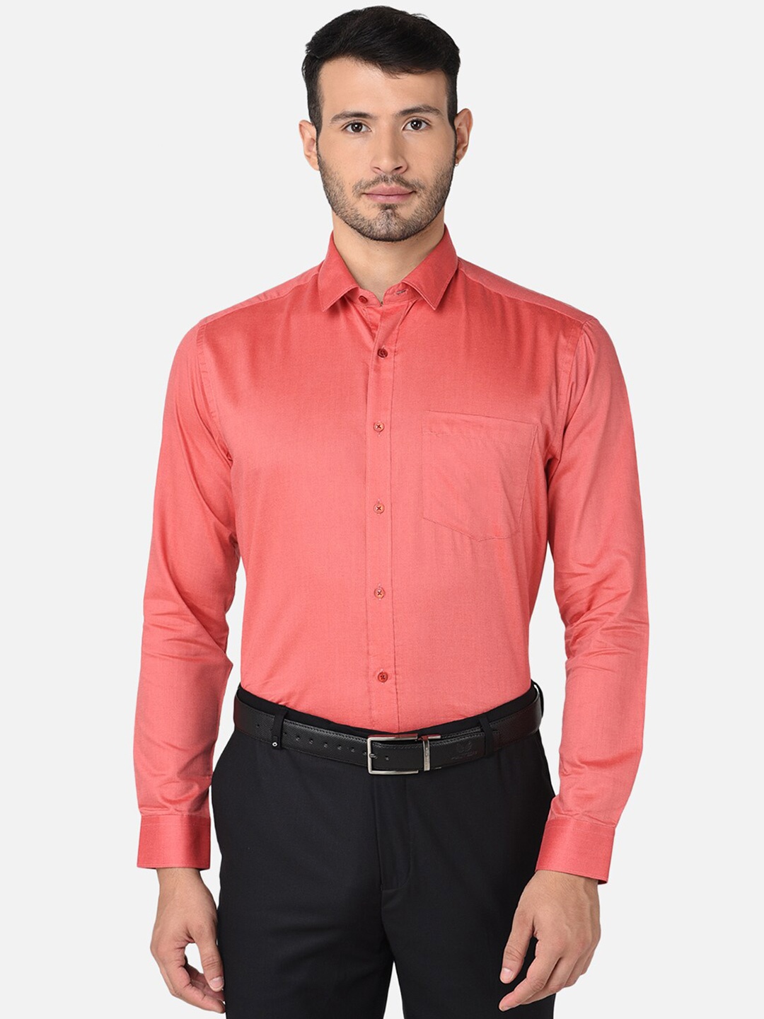 

Oxemberg Men Red Classic Formal Shirt