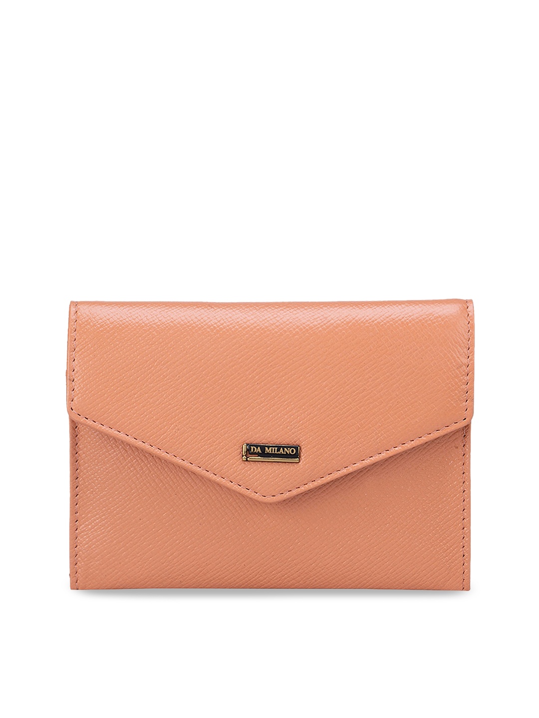 

Da Milano Woman Pink Solid Leather Passport Cover