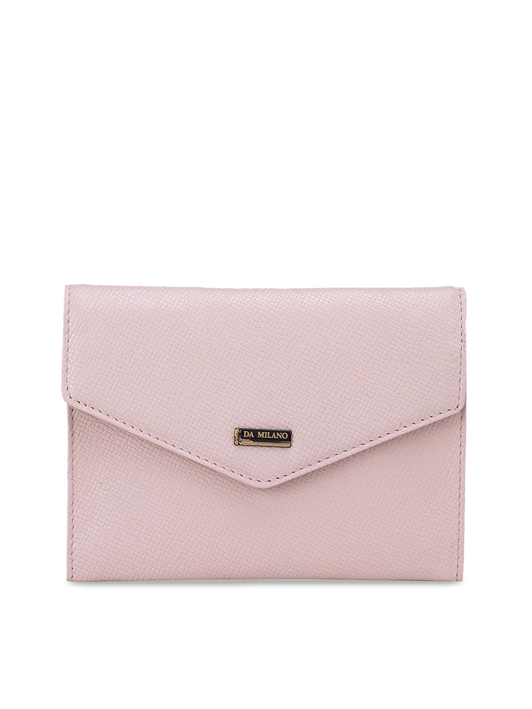 

Da Milano Pink Solid Leather Passport Cover