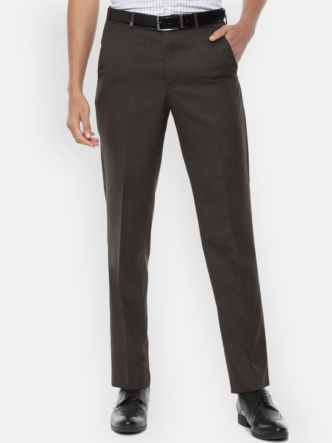 

Van Heusen Men Grey Trousers