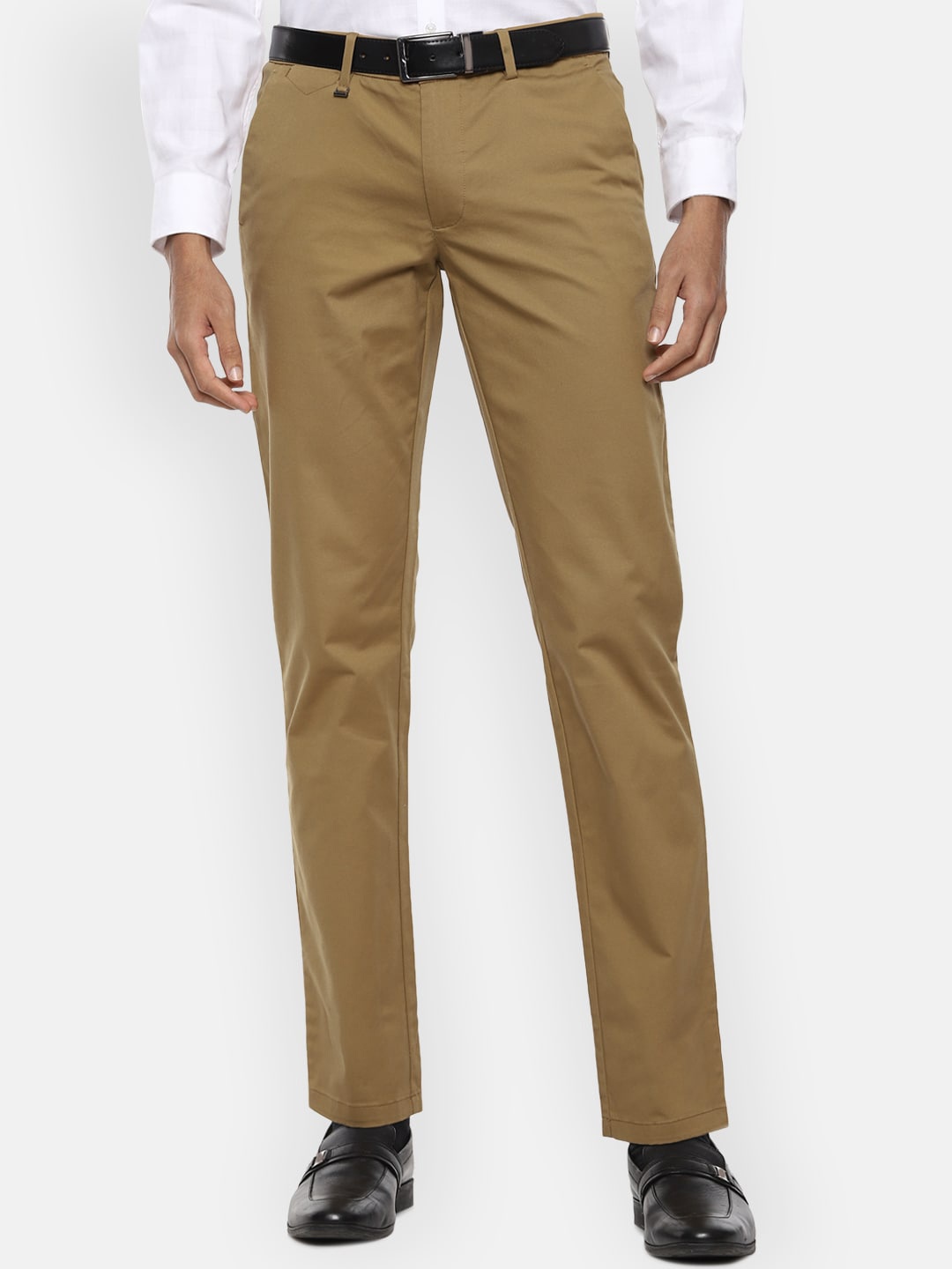 

Van Heusen Men Khaki Slim Fit Trousers