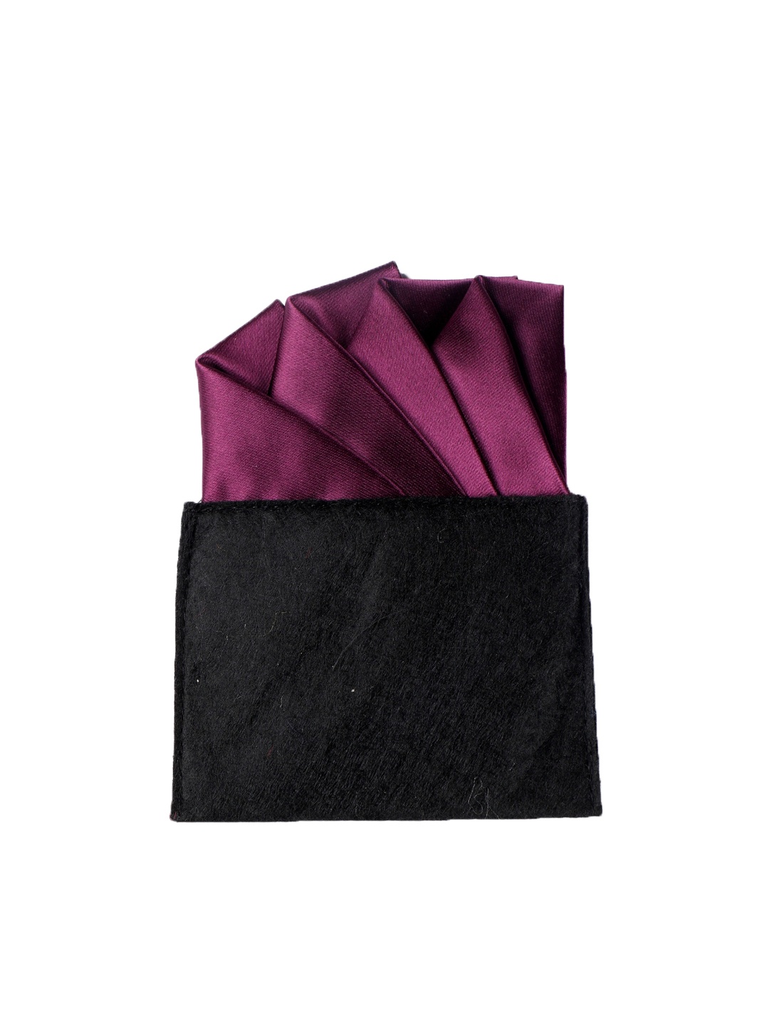 

Alvaro Castagnino Men Purple Solid Pocket Square