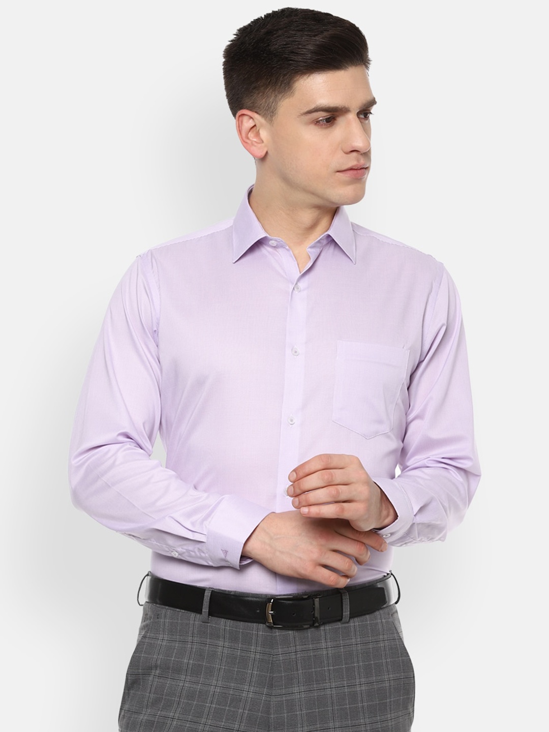 

Van Heusen Men Purple Formal Shirt