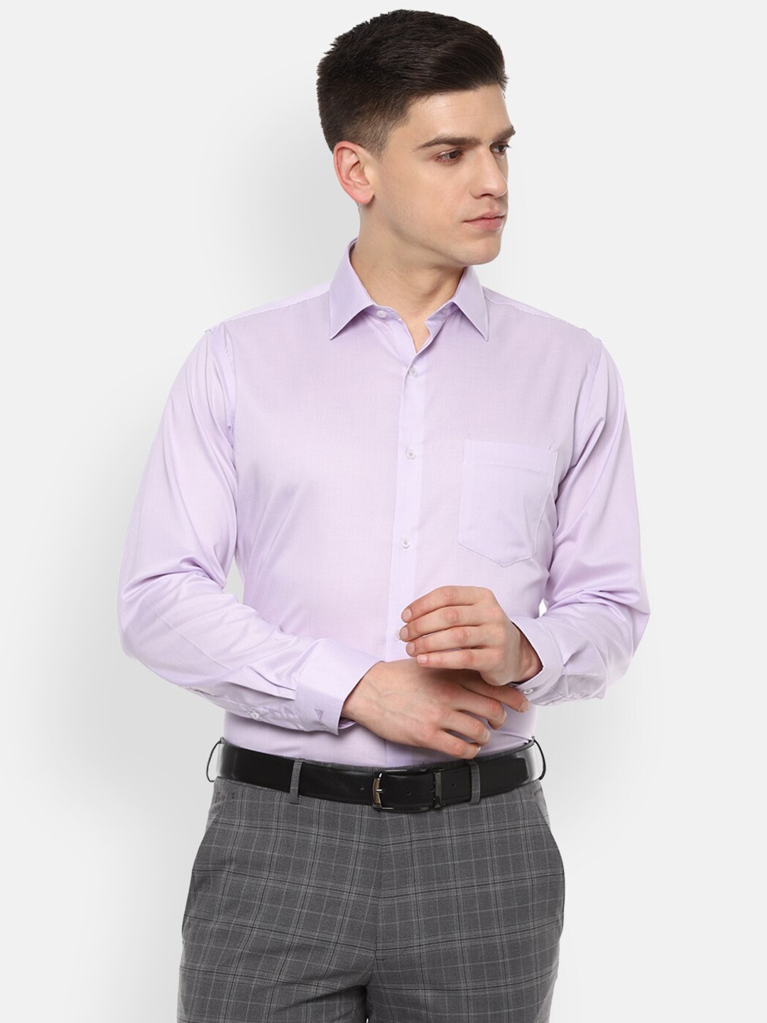 

Van Heusen Men Purple Formal Shirt