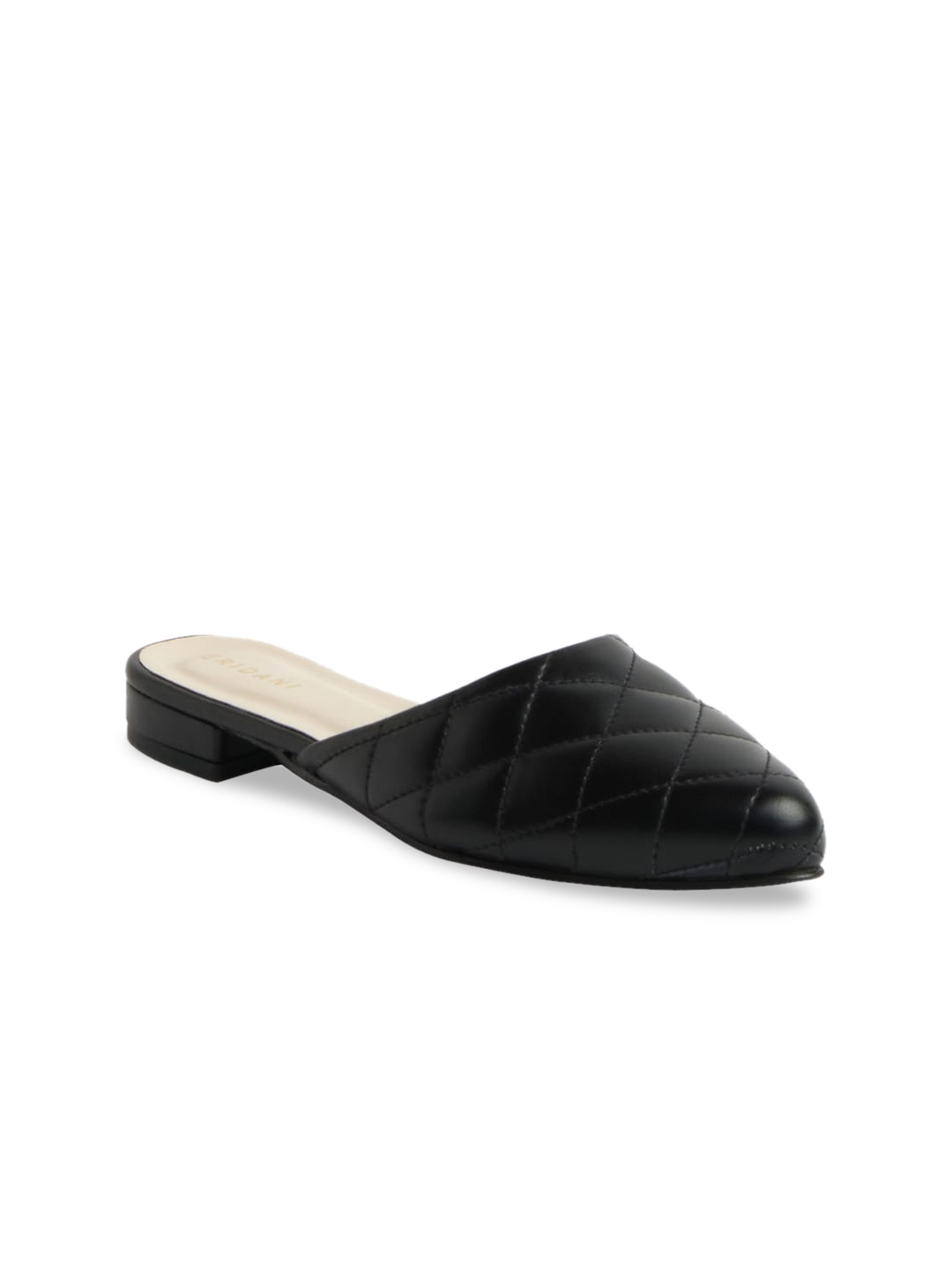 

ERIDANI Women Black Mules Flats