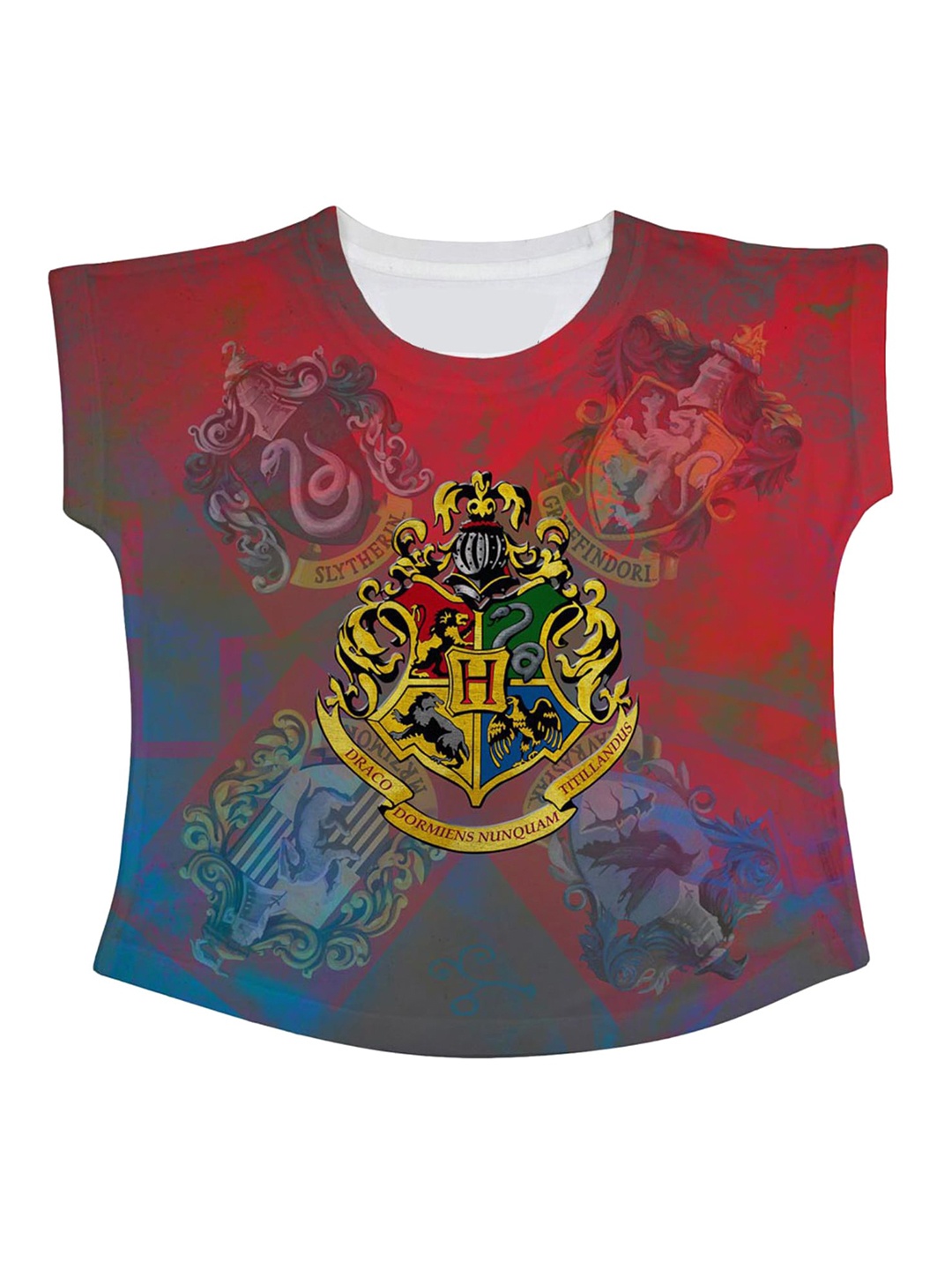 

Harry Potter by Wear Your Mind Girls Multicoloured Print Top, Multi