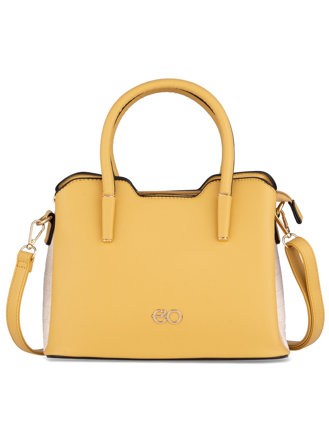 

E2O Yellow PU Structured Handheld Bag