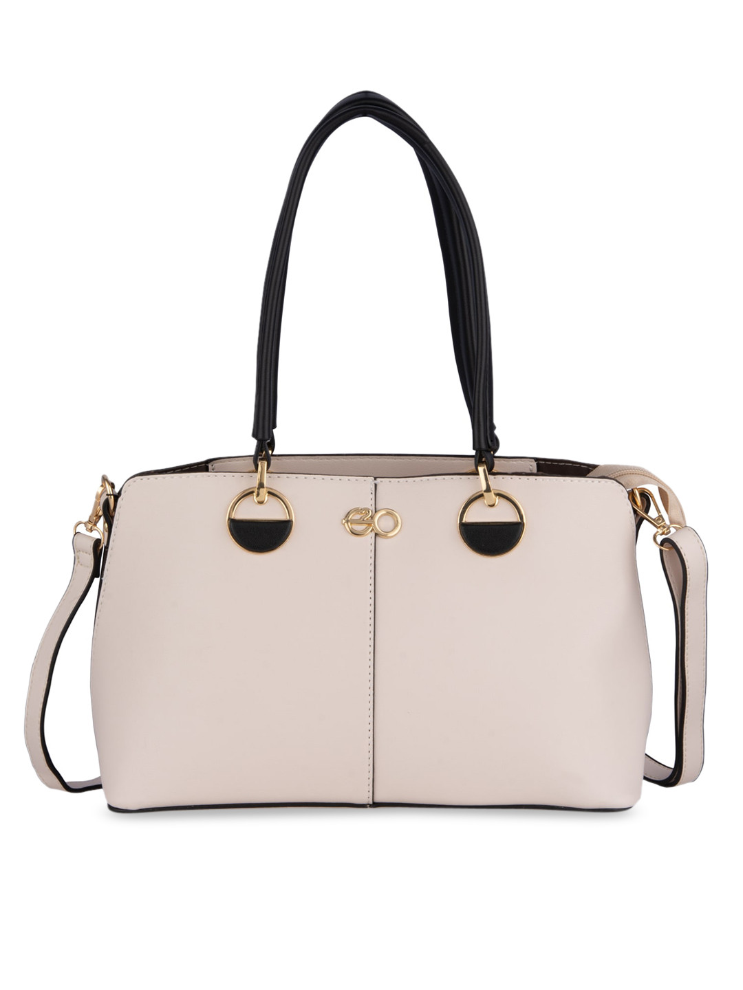 

E2O Beige Structured Handheld Bag