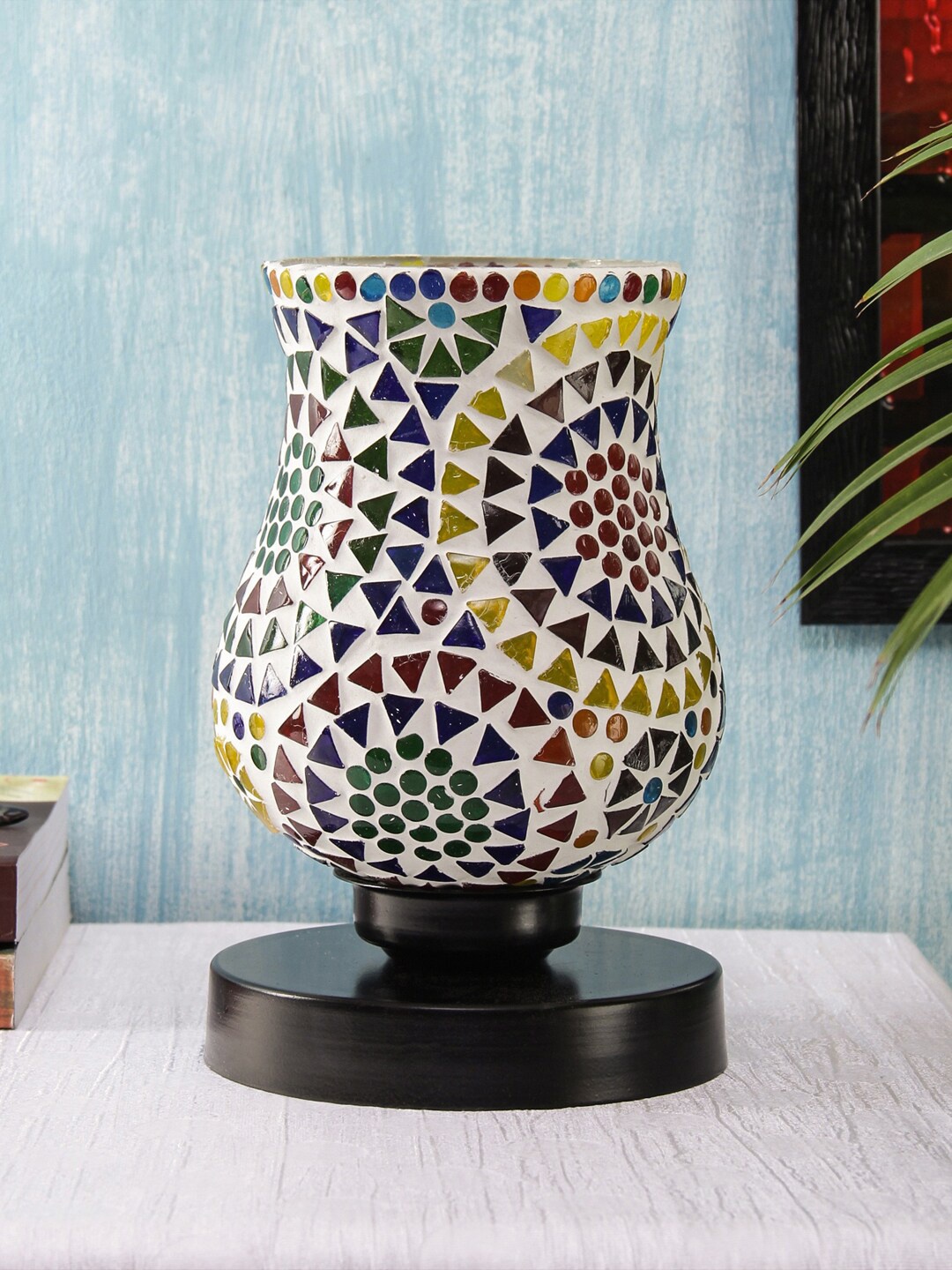 

Devansh Multicolored Mosaic Table Lamp, Multi