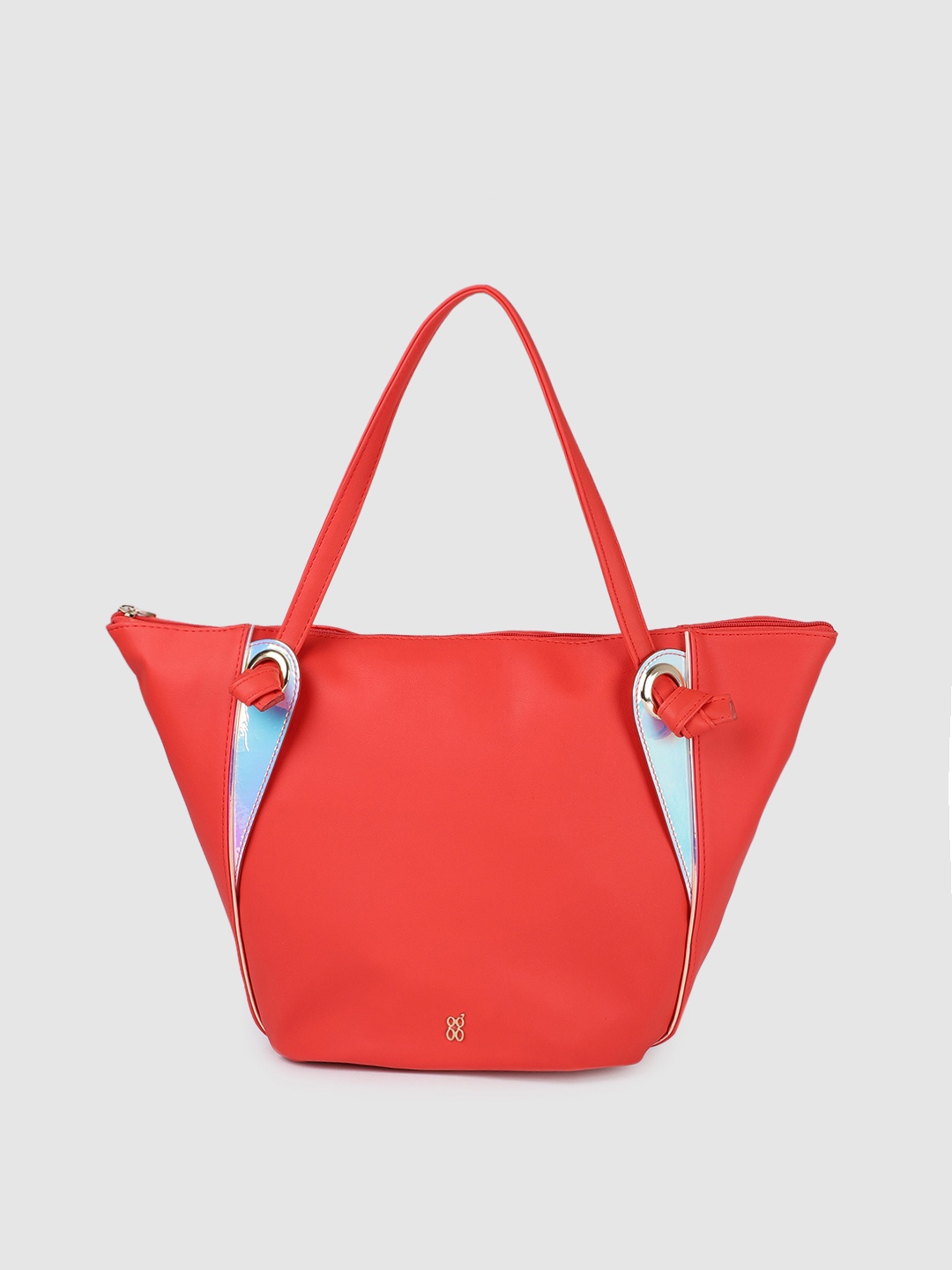 

Baggit Red Solid Structured Shoulder Bag