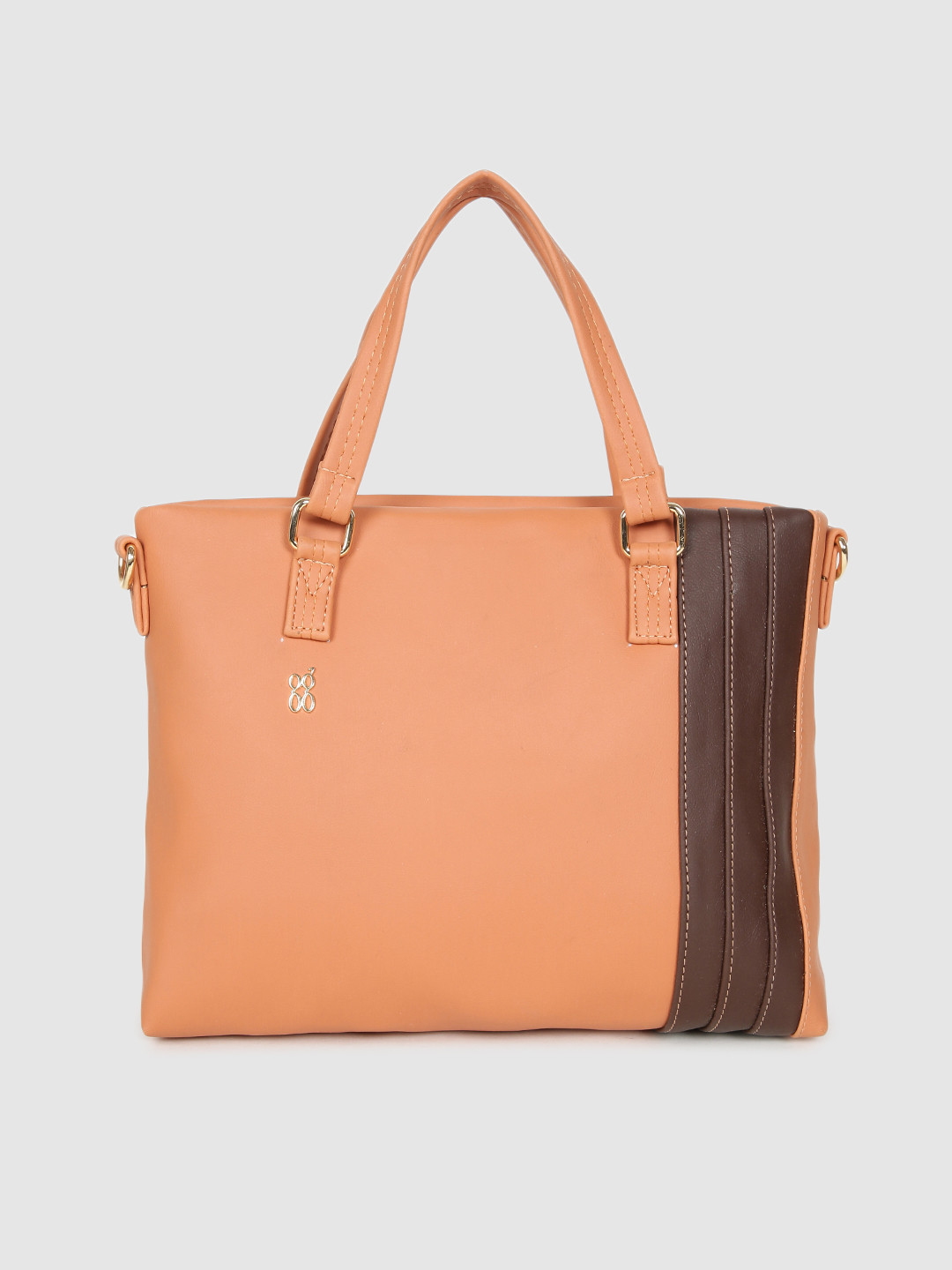 

Baggit Tan Brown Striped Shoulder Bag