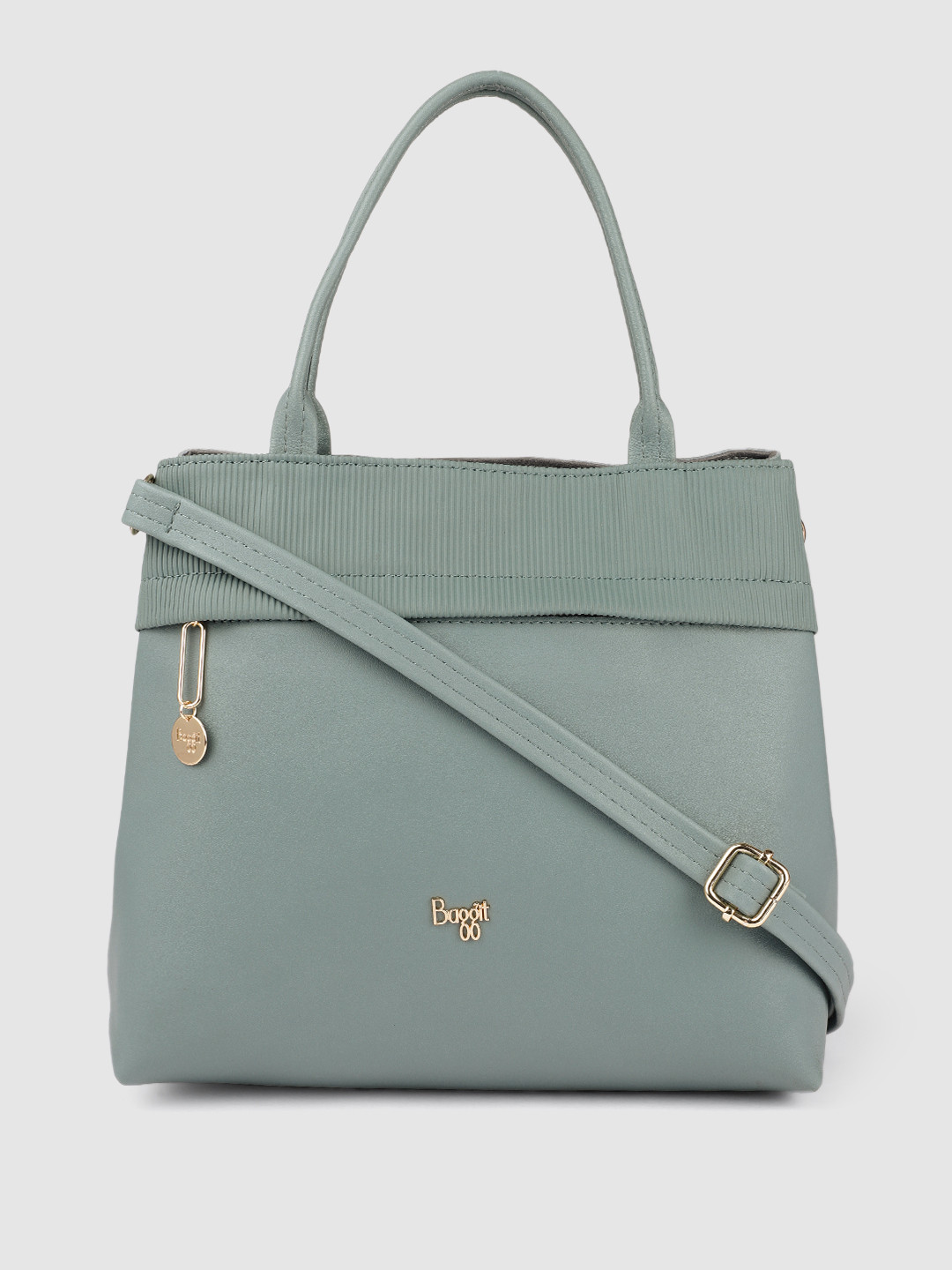 

Baggit Blue Structured Handheld Bag