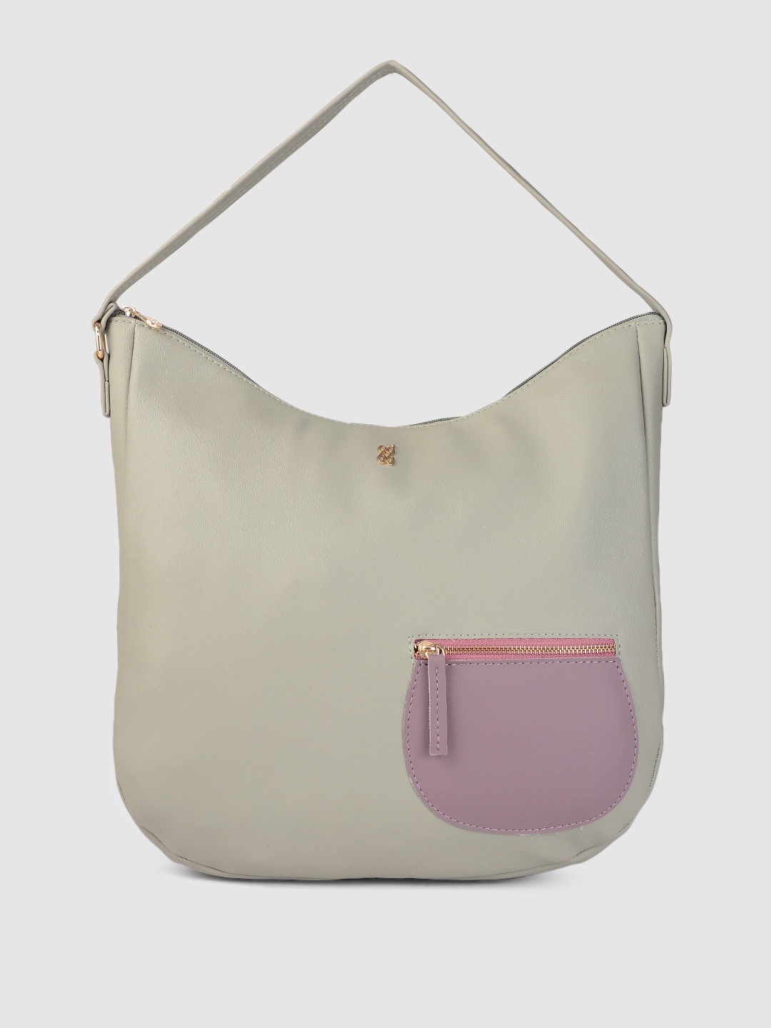 

Baggit Green Structured Hobo Bag