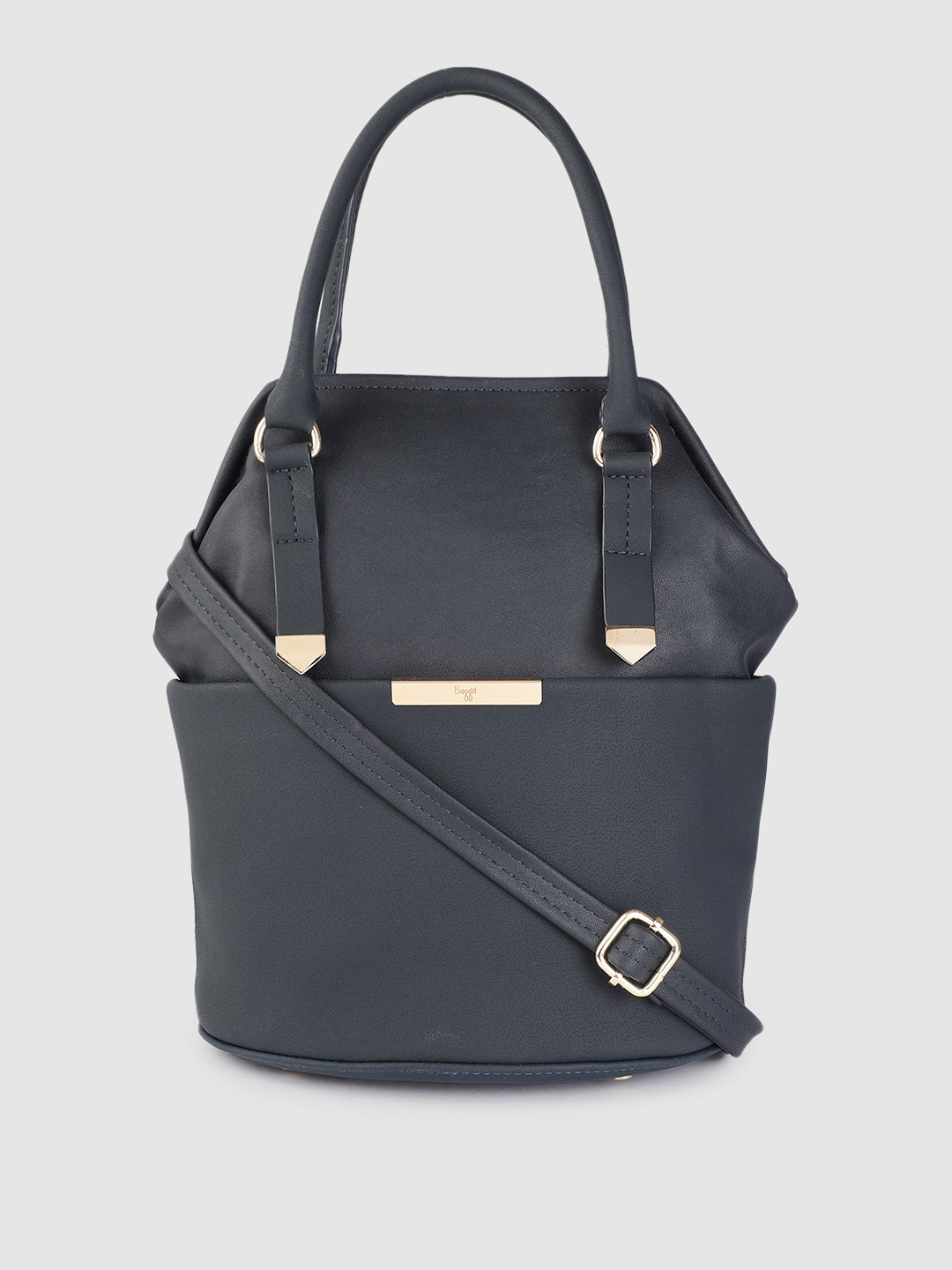 

Baggit Blue Structured Handheld Bag