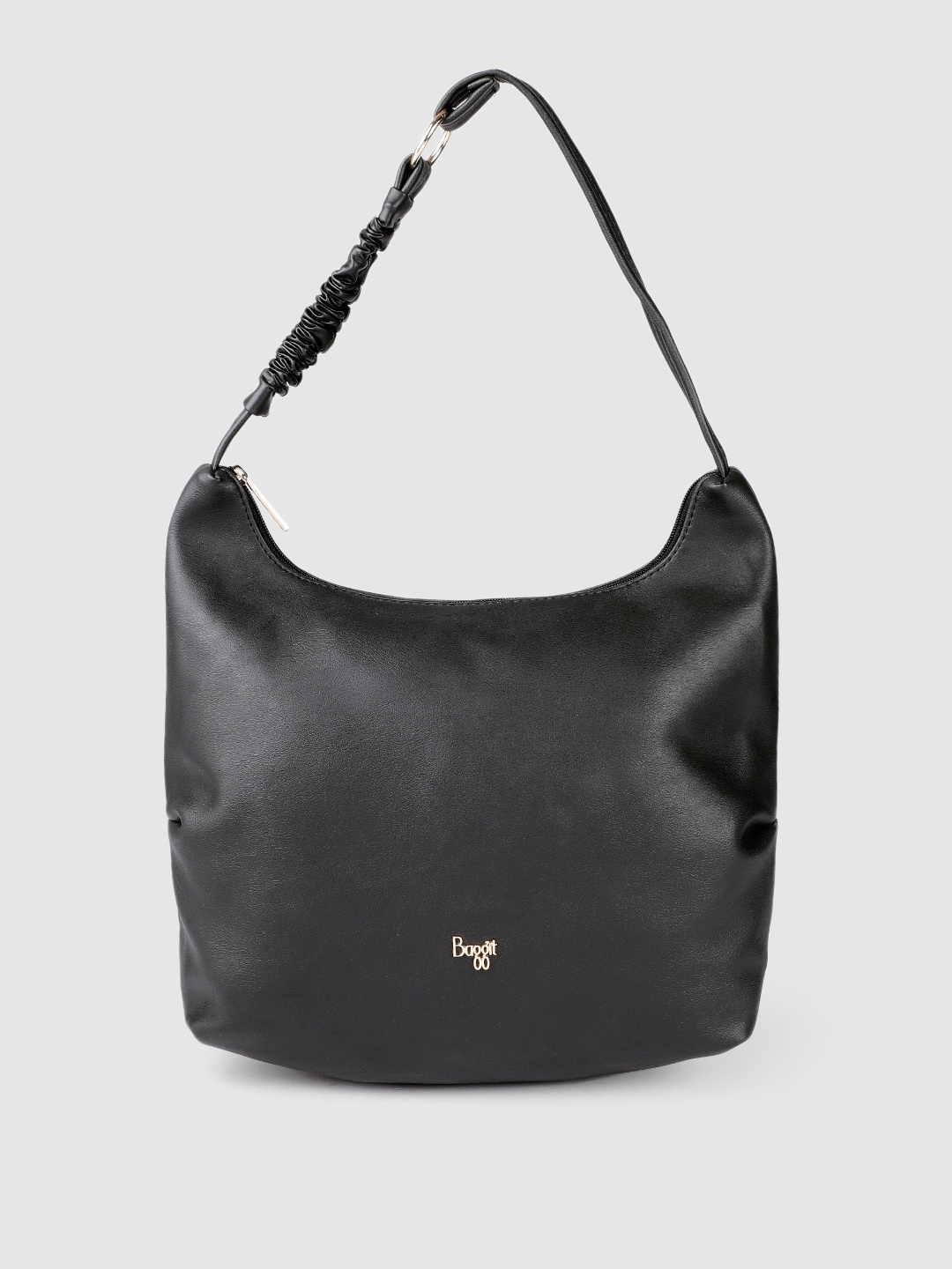 

Baggit Women Black Structured Hobo Bag