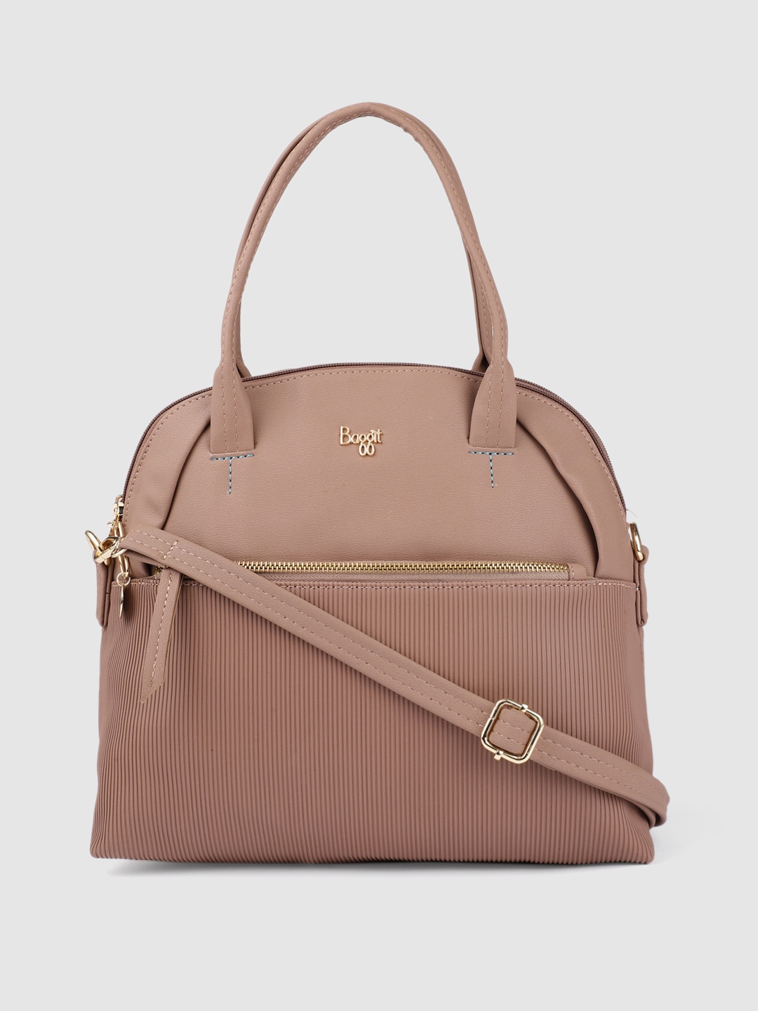 

Baggit Mauve Solid Handheld Bag