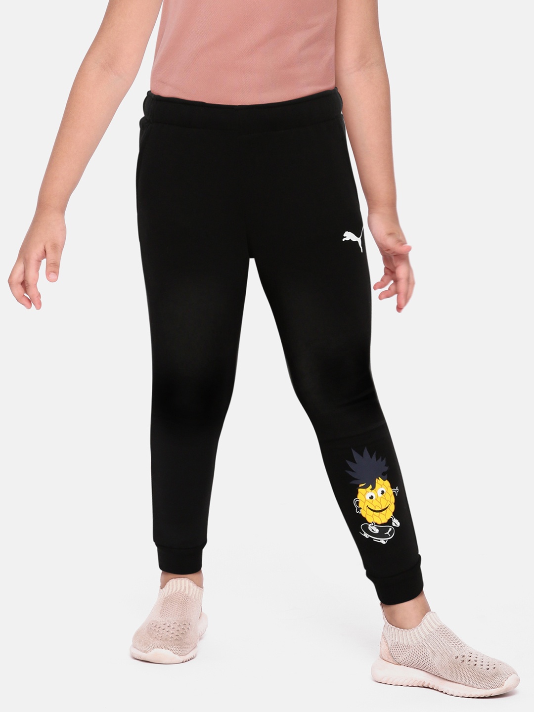 

Puma Kids Black Solid Fruitmates Joggers
